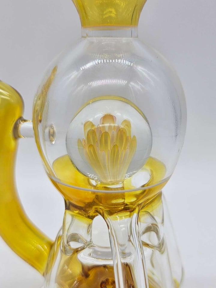 Vasuki Blooper NS Yellow by OM Glass Image 1