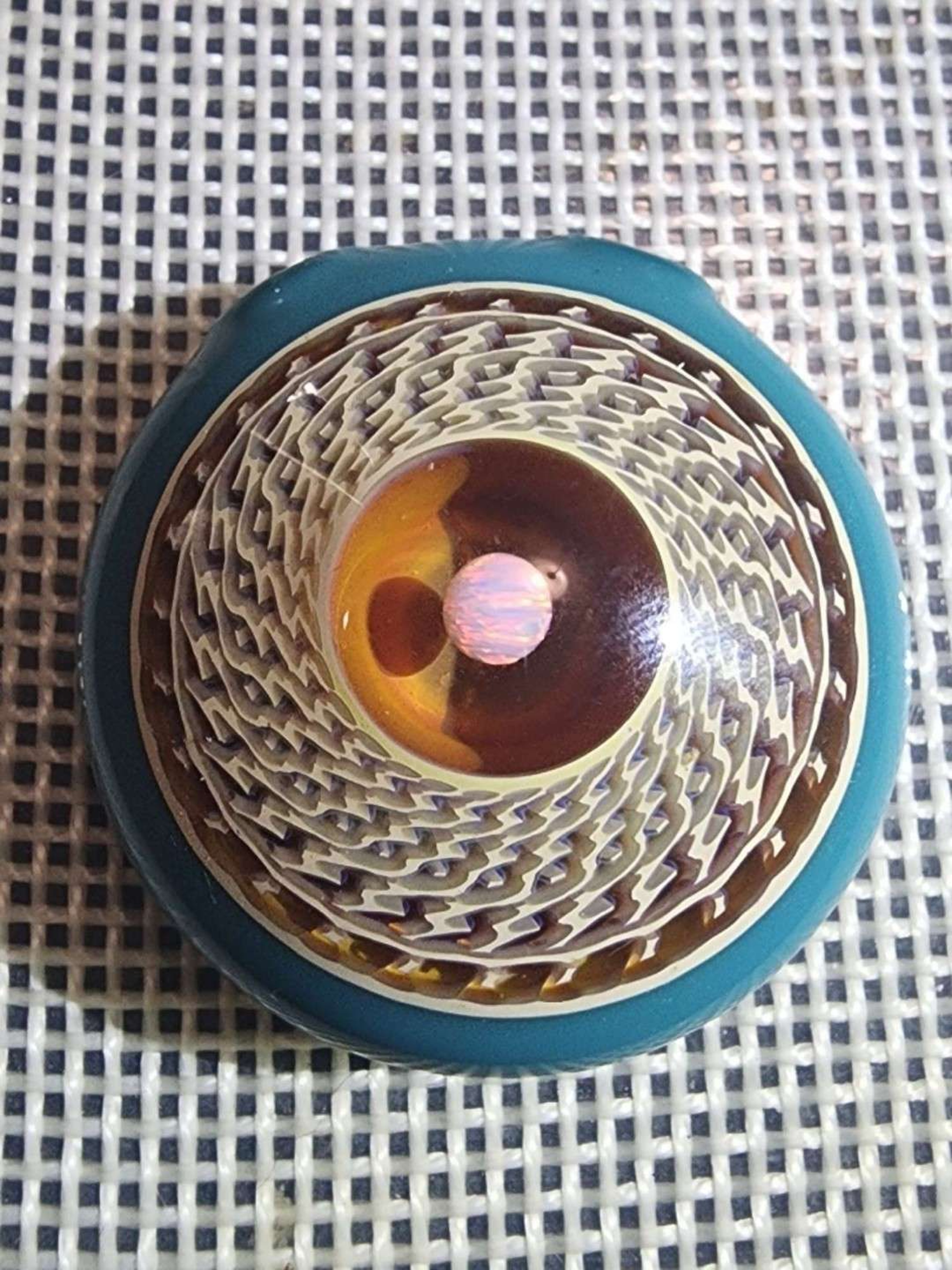 2015 teal Yunk hollow clear carve image 0