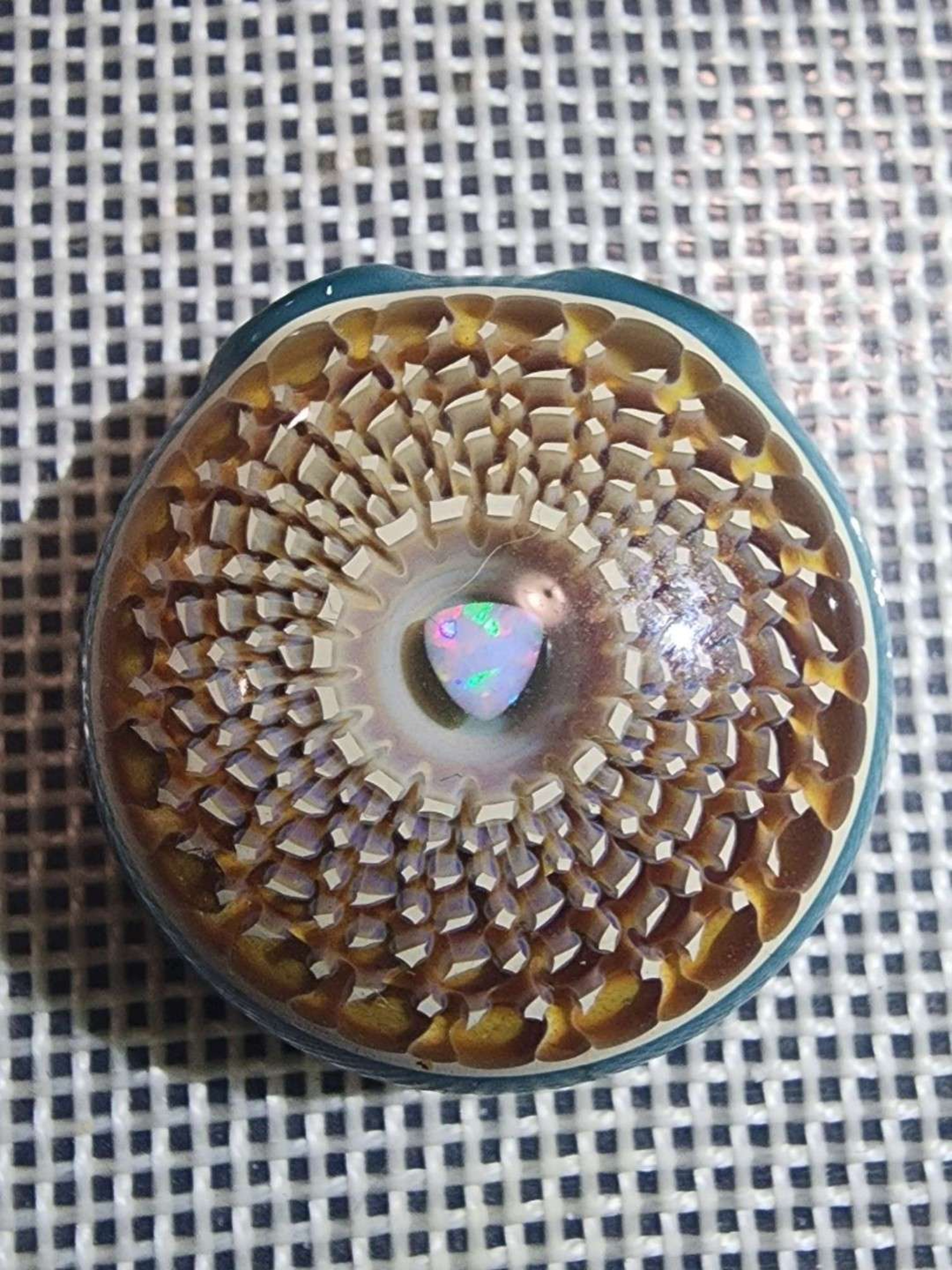 2016 Yunk hollow teal clear carve image 0