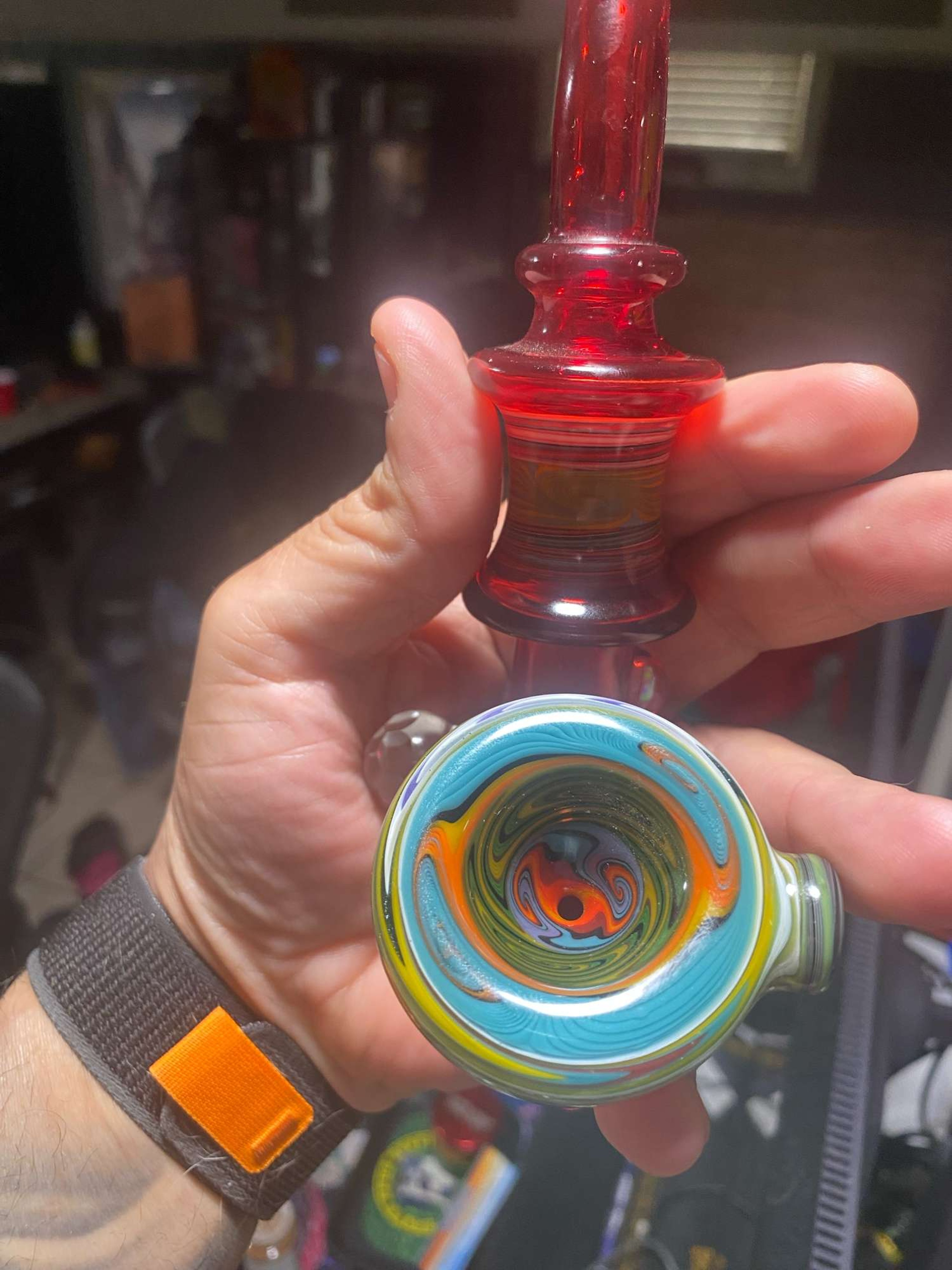 MTP glass Pomegranate worked sherlock image 0