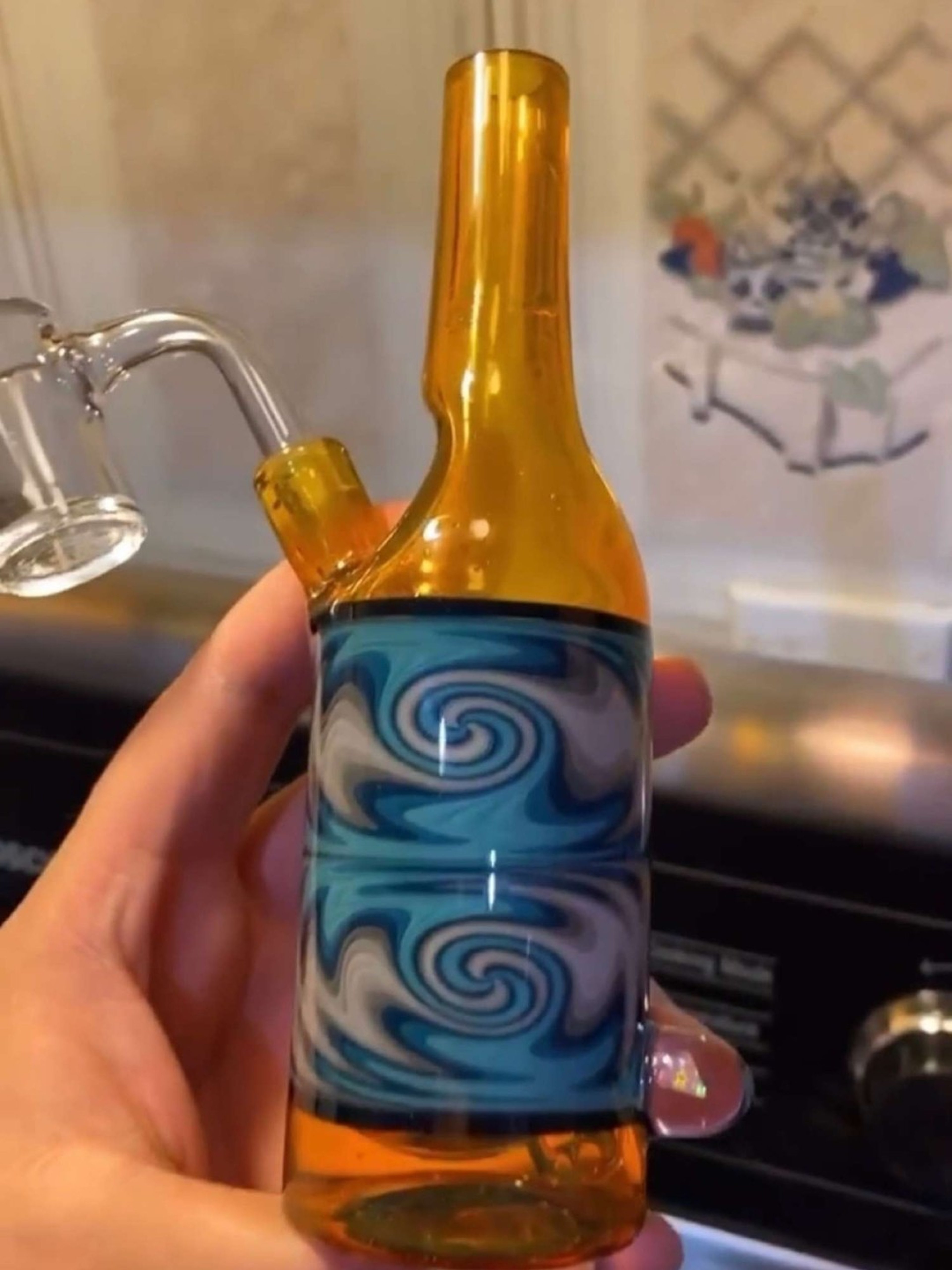 Saki bottle on terps image 0