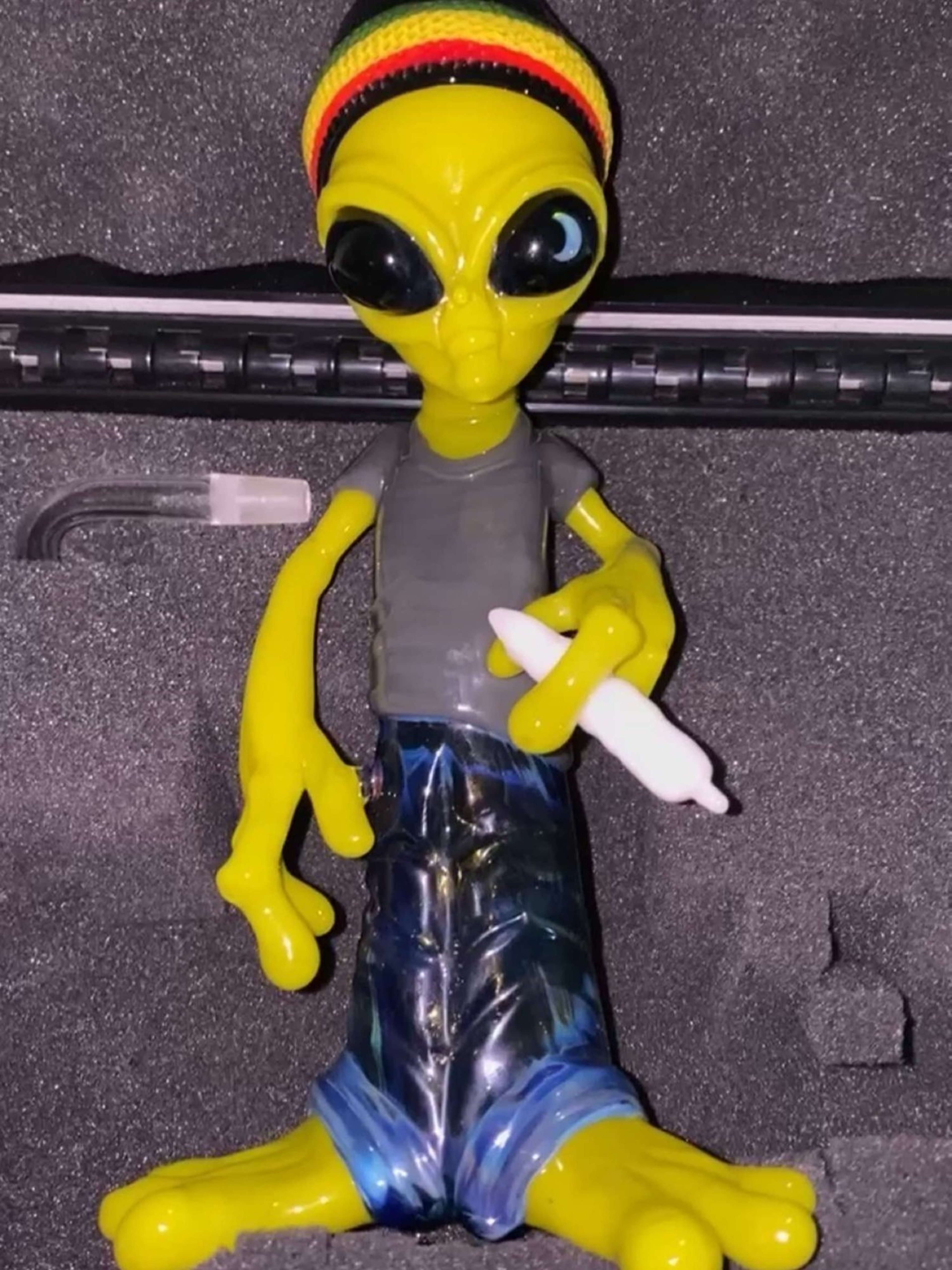 Ghost glass standing alien image 0