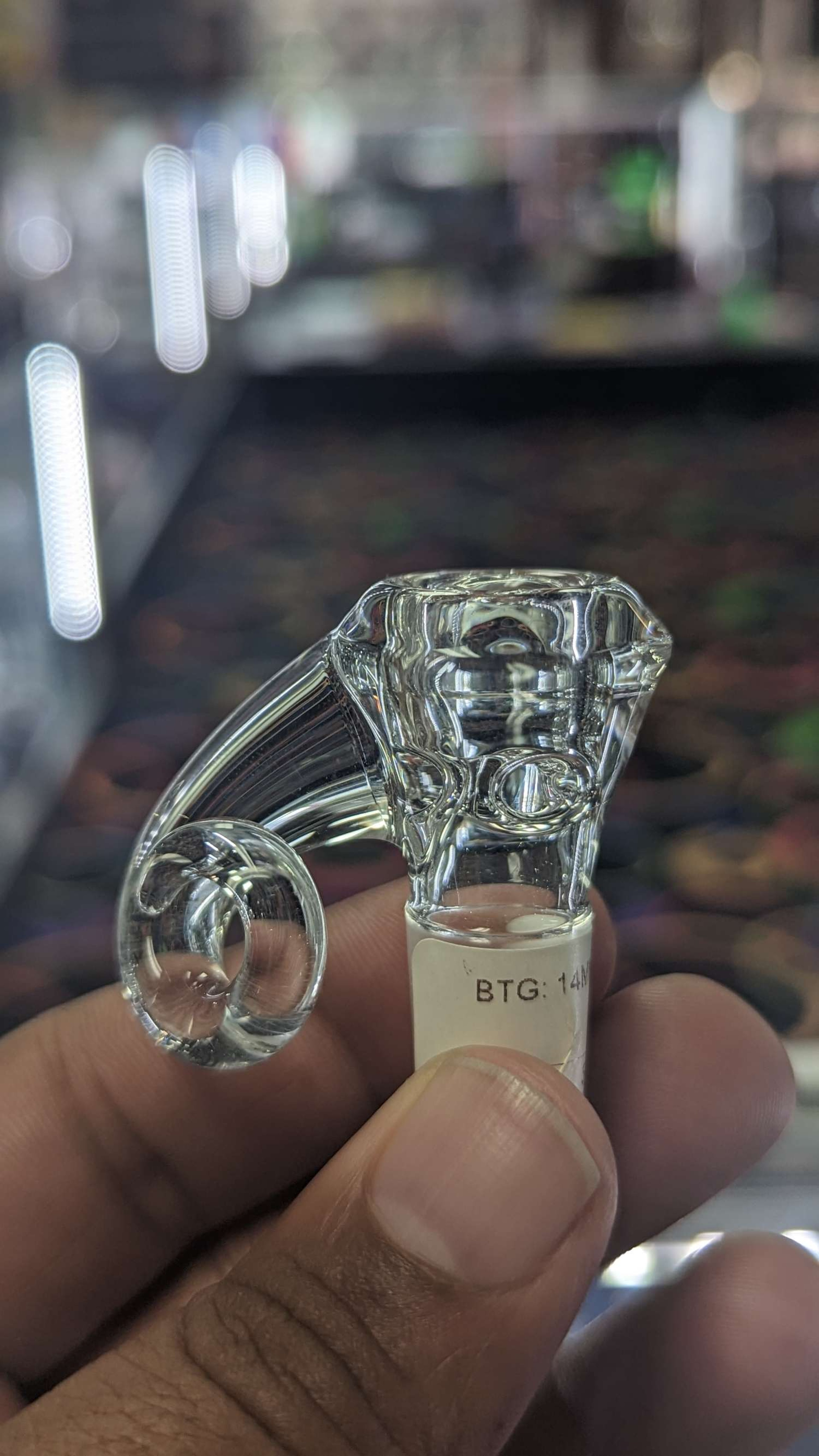 Black T Clear 3 hole slide 14mm image 0