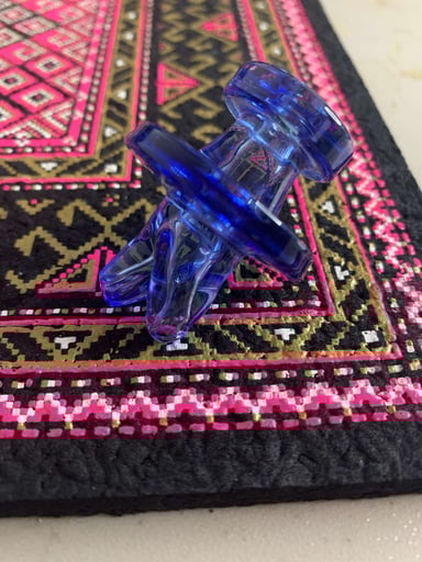 Preview pic of Vigil glass blue dream spinner cap