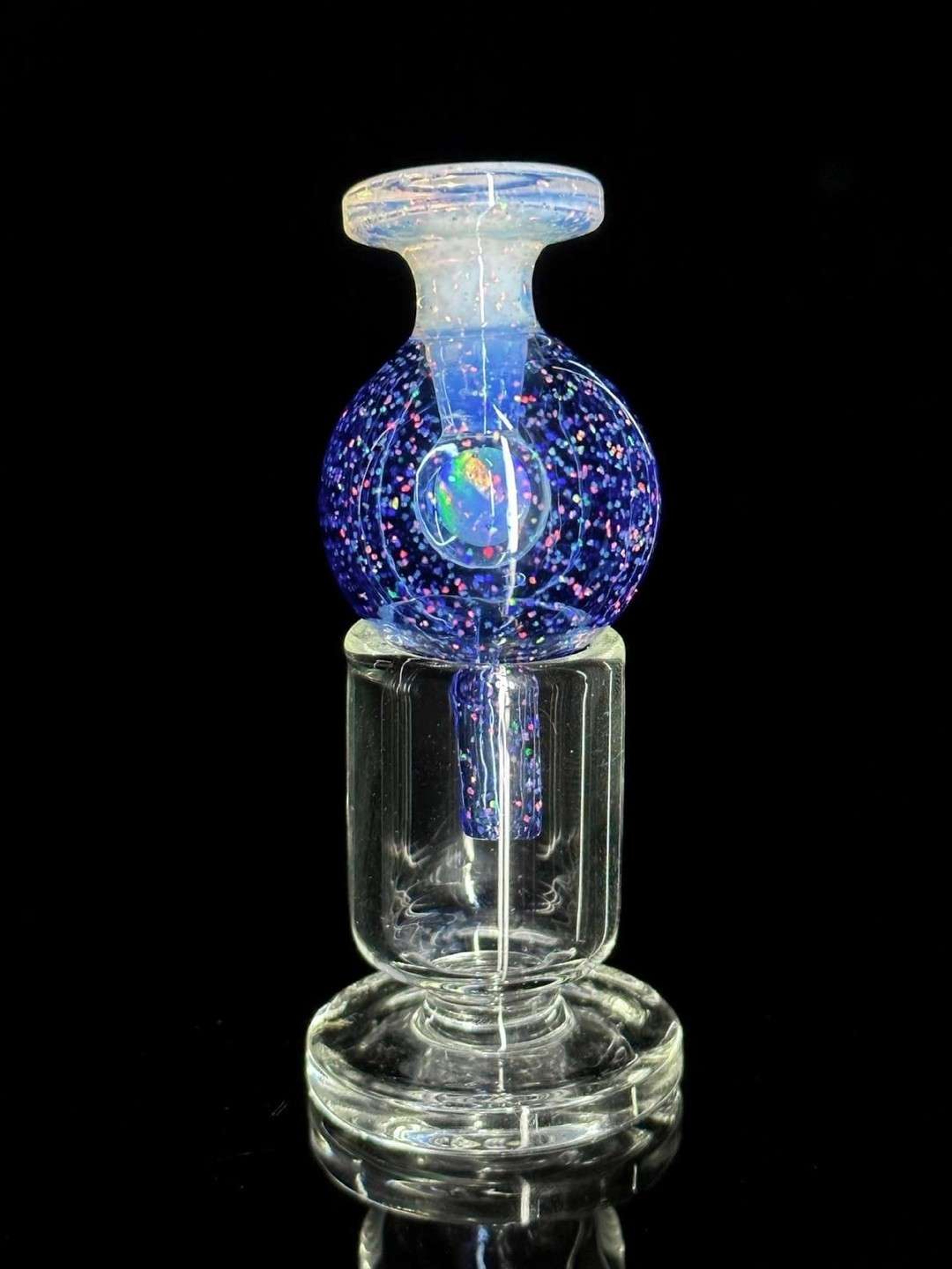 Soup Glass - 30mm Icy Cropal Bubble cap image 0