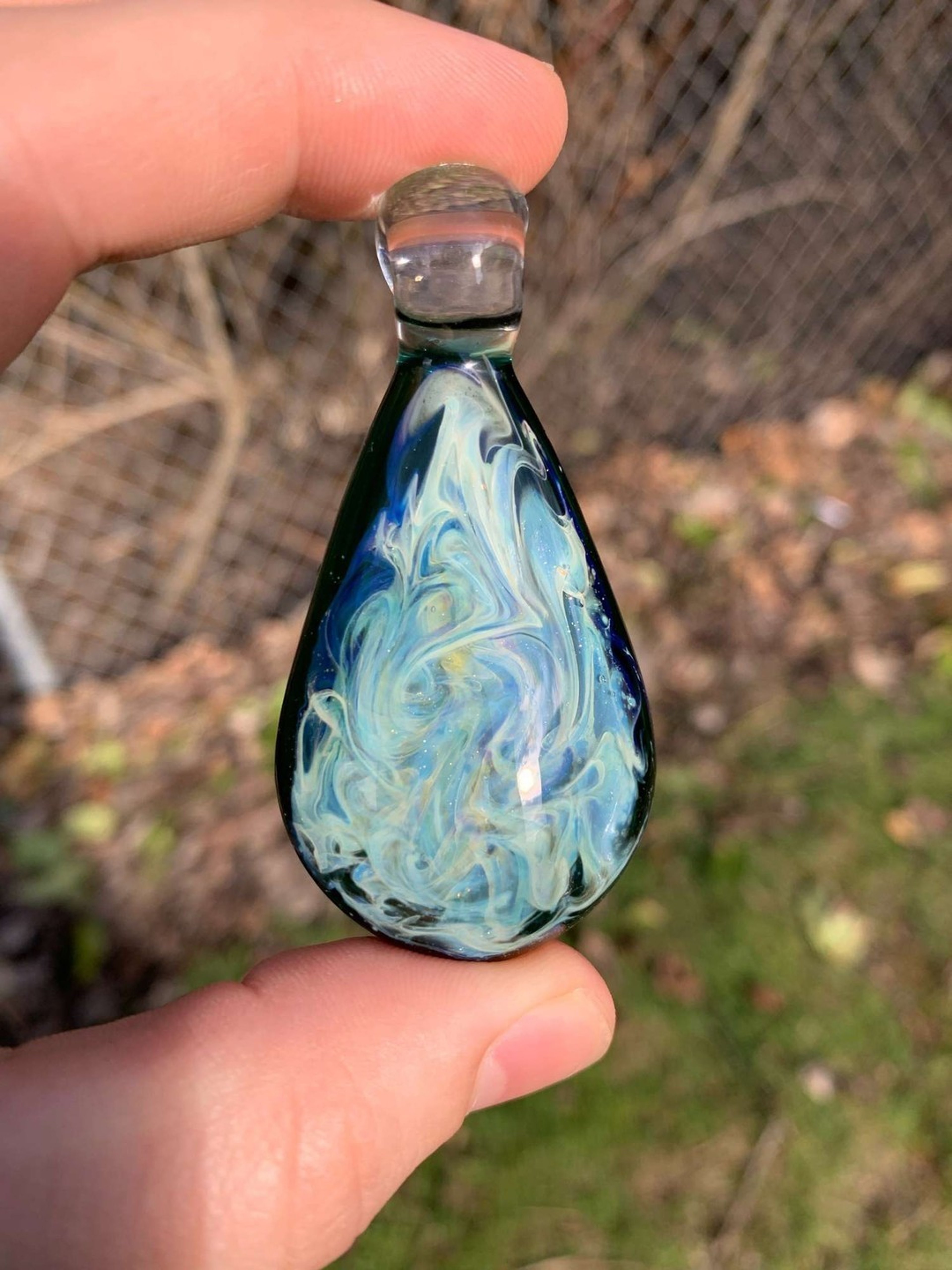 Preview pic of Sparkly Fumed Pendant