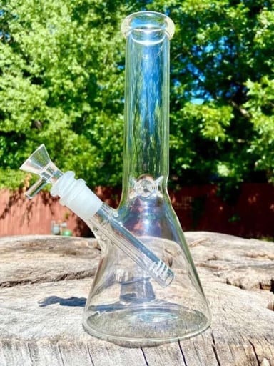 Preview pic of 10" Clear Beaker Water Pipe Bong