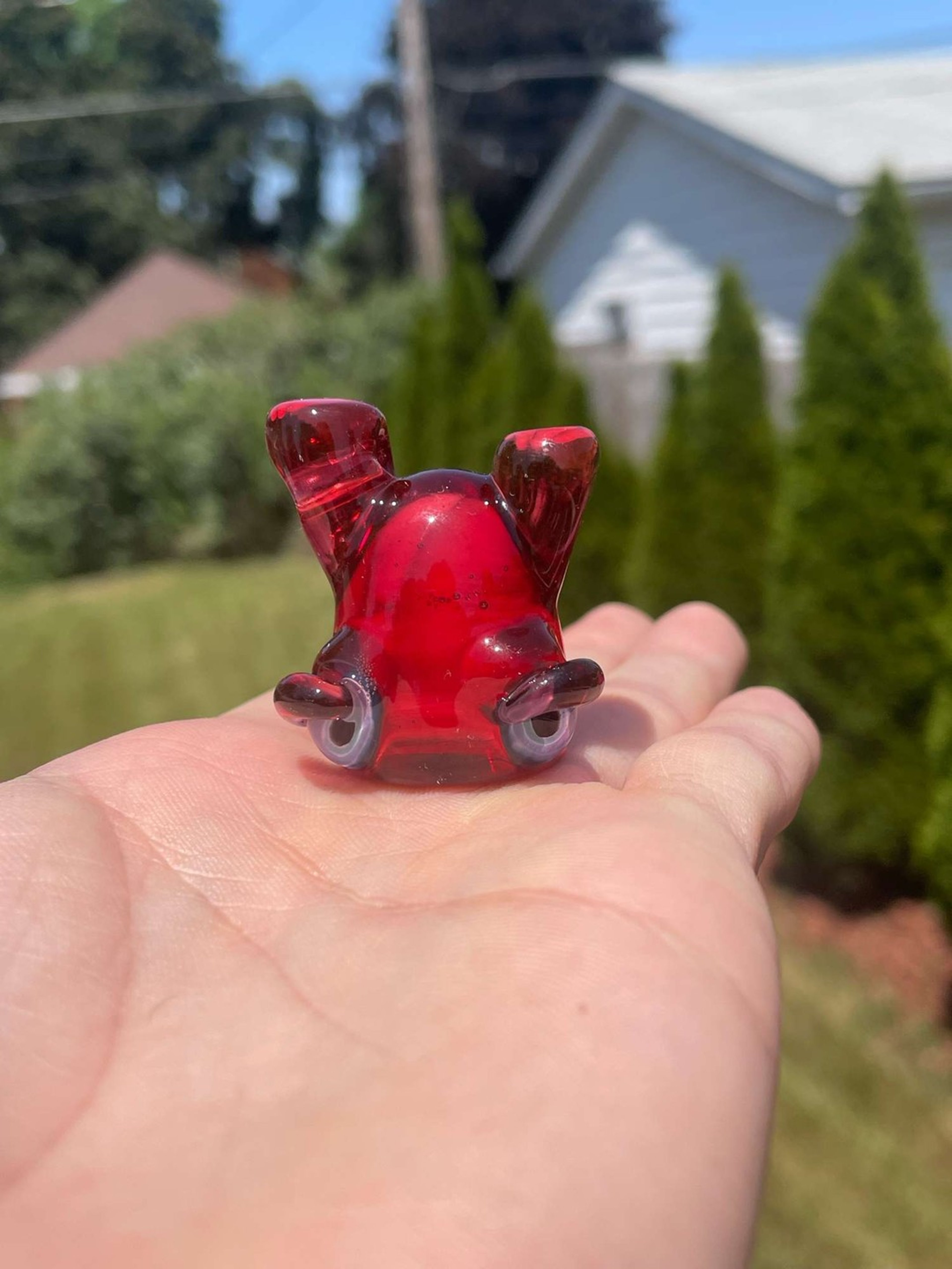 Gold ruby lerk pendy! image 0