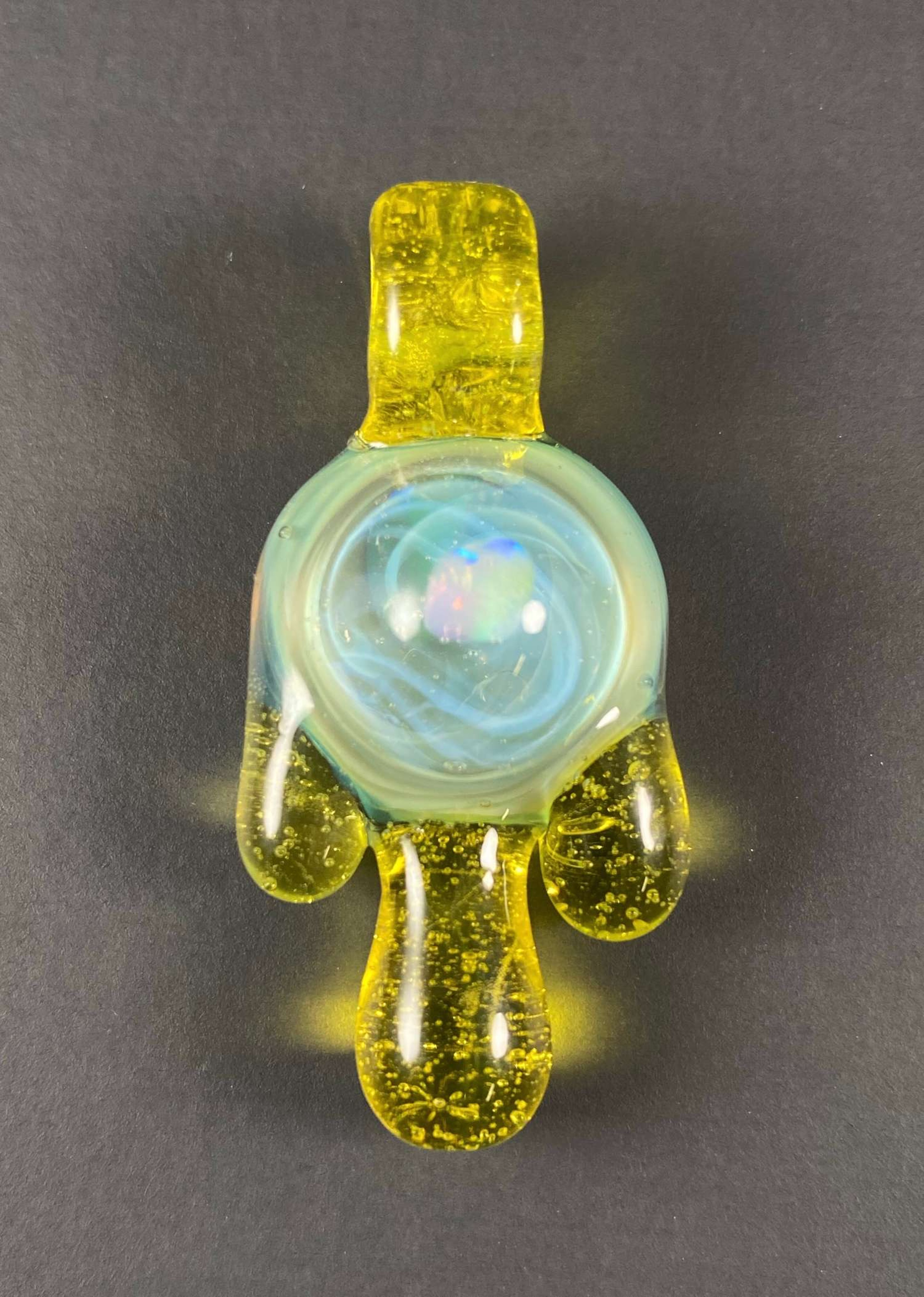 Color changing opal drip pendant image 0