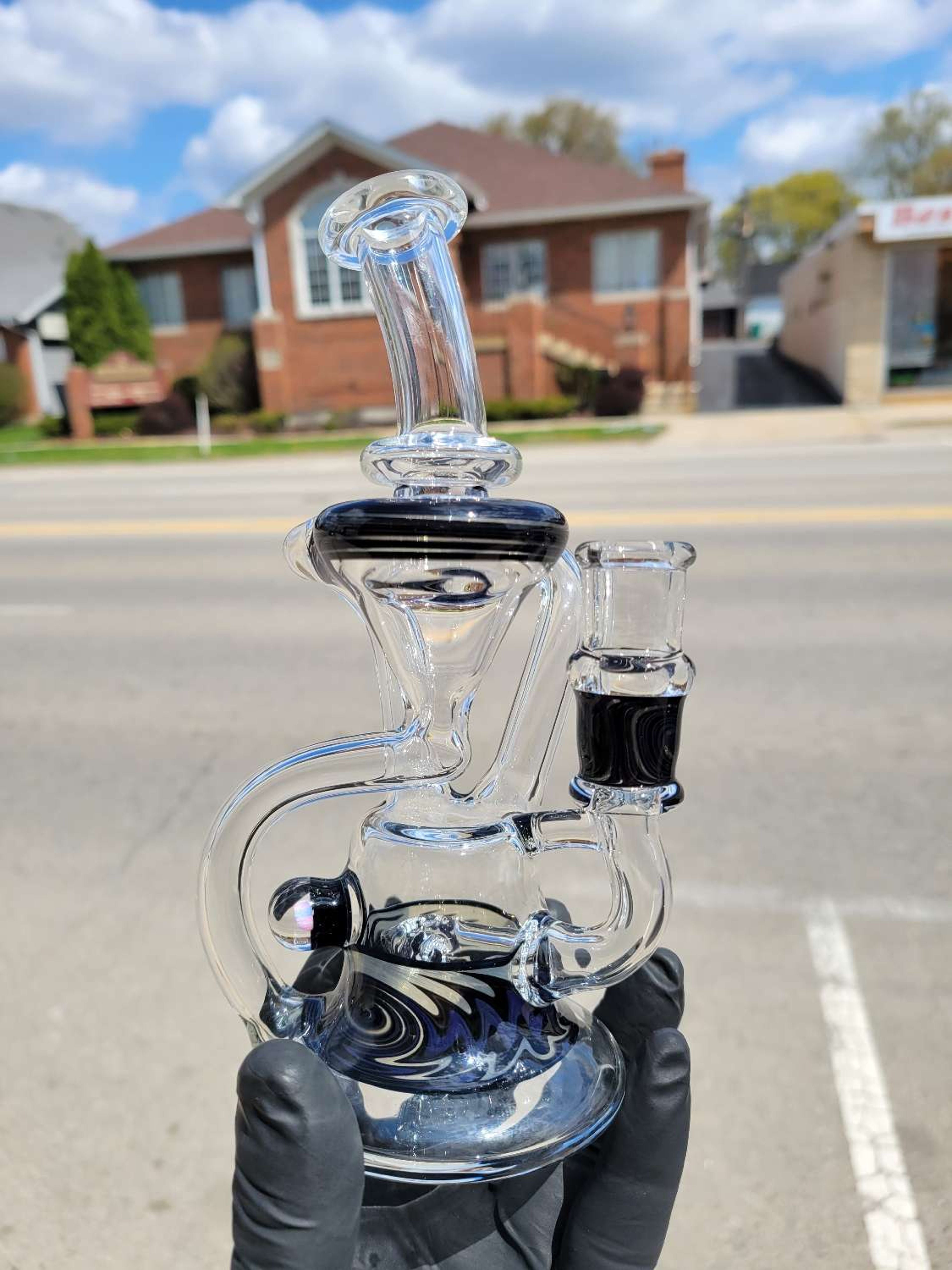 Cristobreaksglass Dual Uptake Recycler image 0