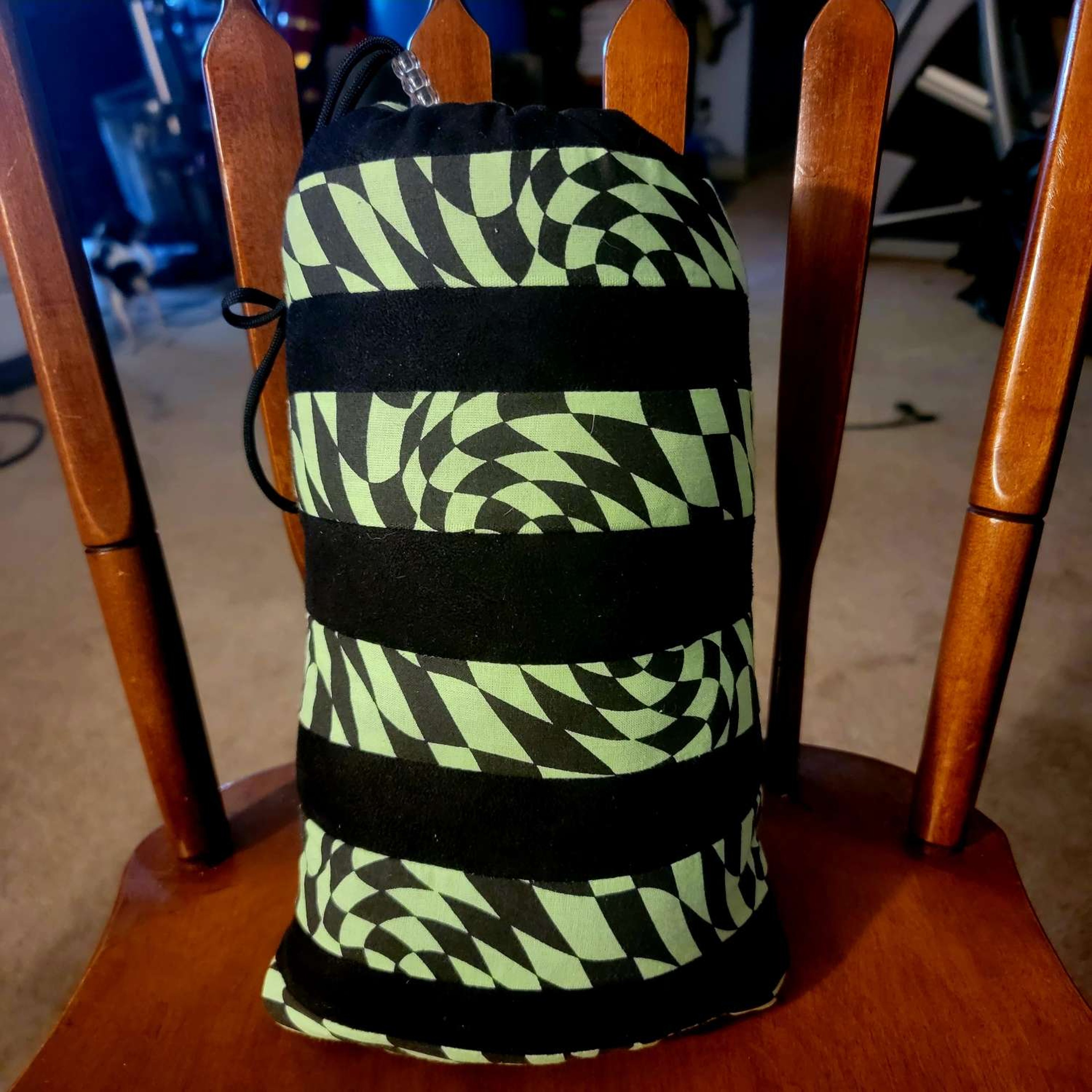 Preview pic of 6x12 Padded Pipe/Bubbler Bag with Drawstring closure Made in USA