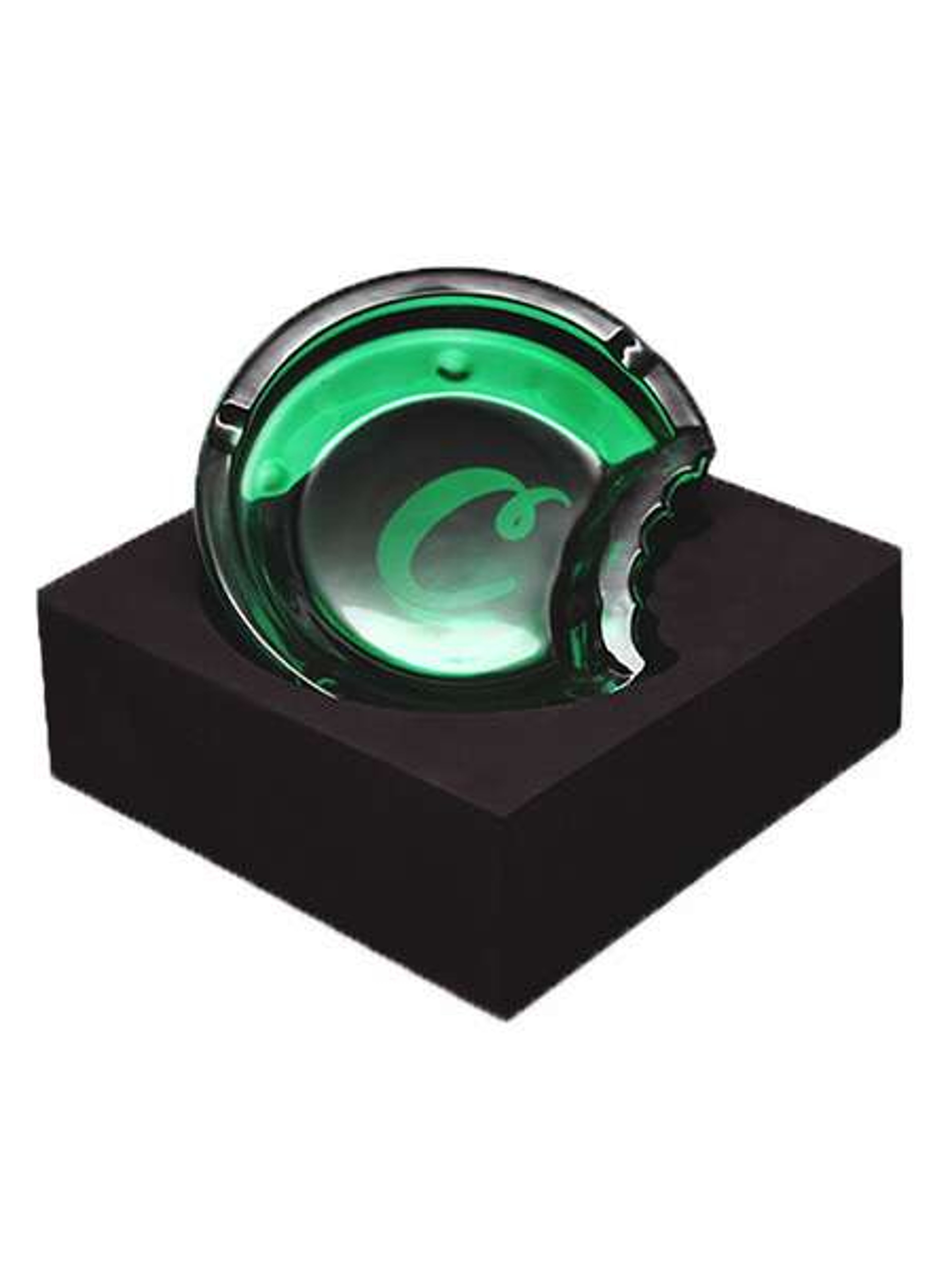 Cookies Ash Tray (Clear Green) image 0