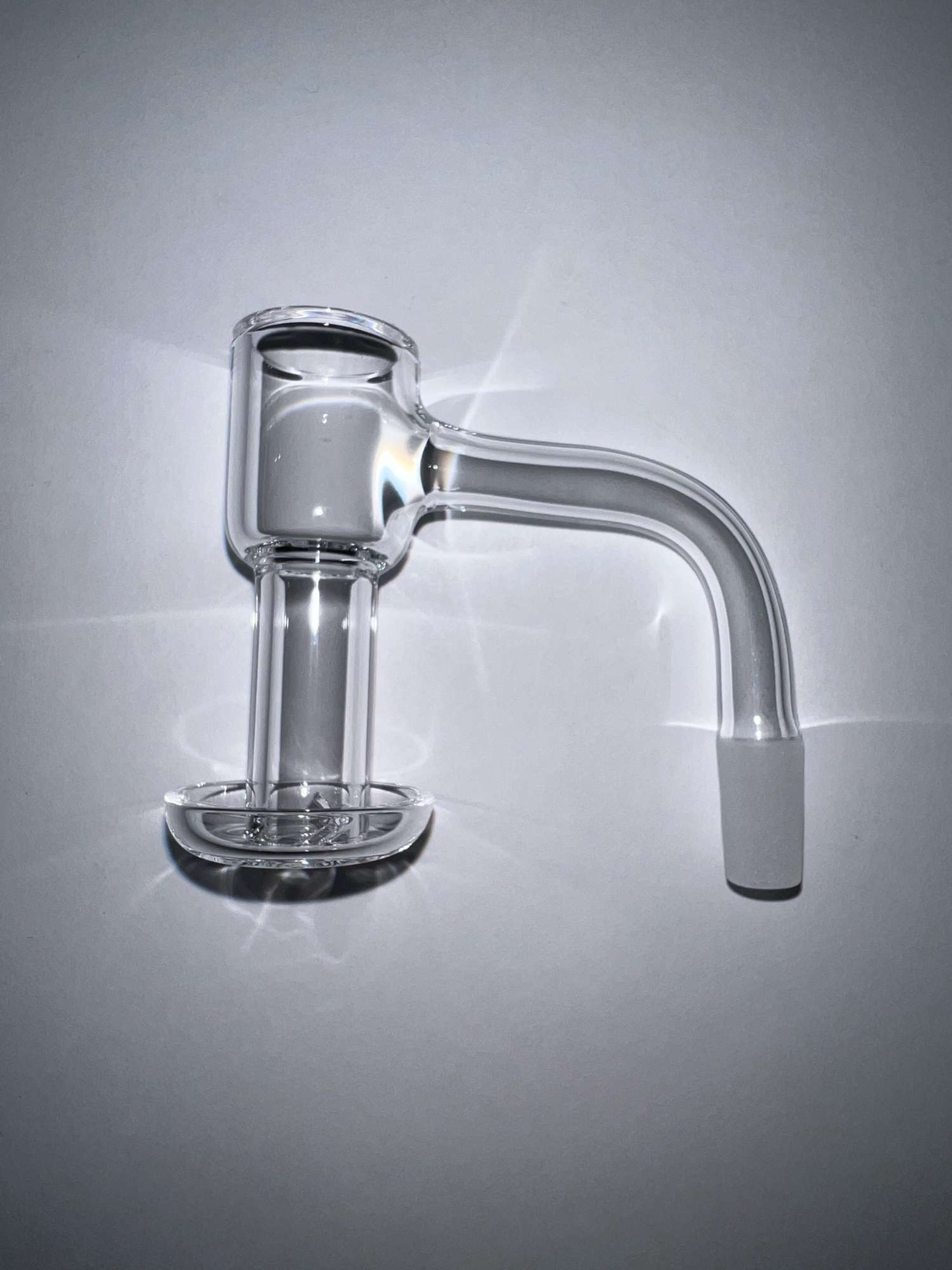 Preview pic of Full Weld Quartz Terp Slurper 10mm Male w Marble Set