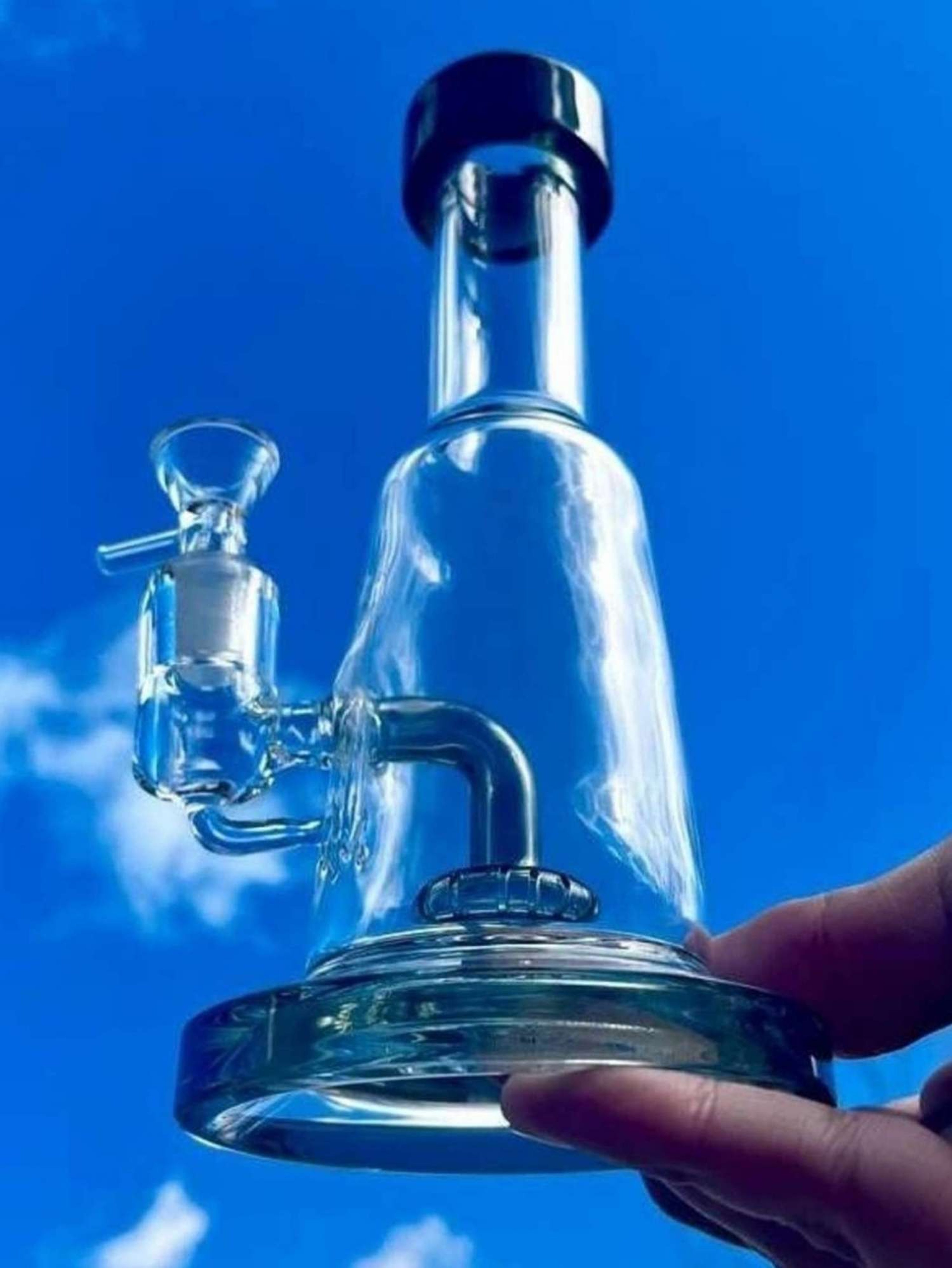 9" Thick Glass Bong Rig image 0