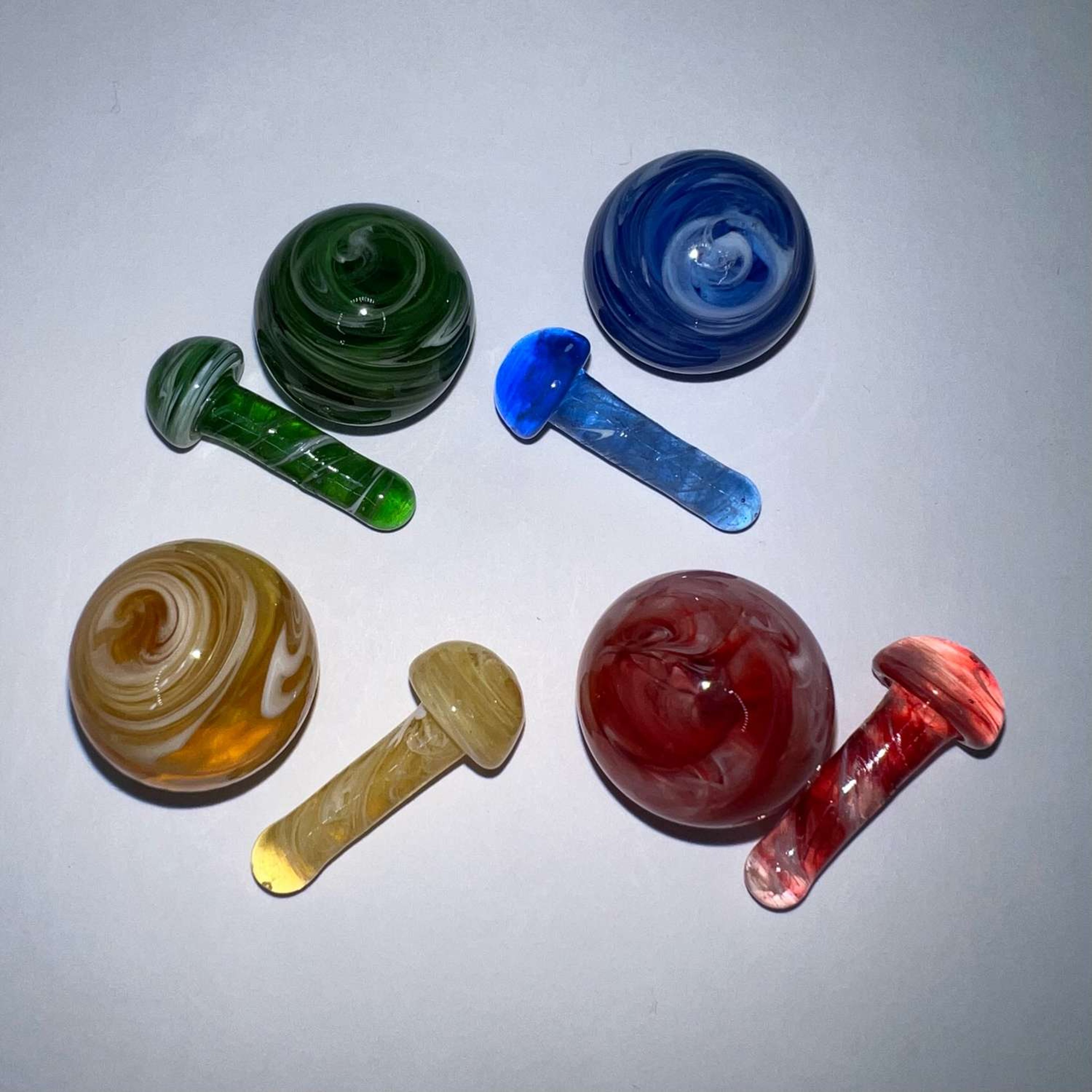 Preview pic of Mushroom Pillar Terp Slurper Marble Set