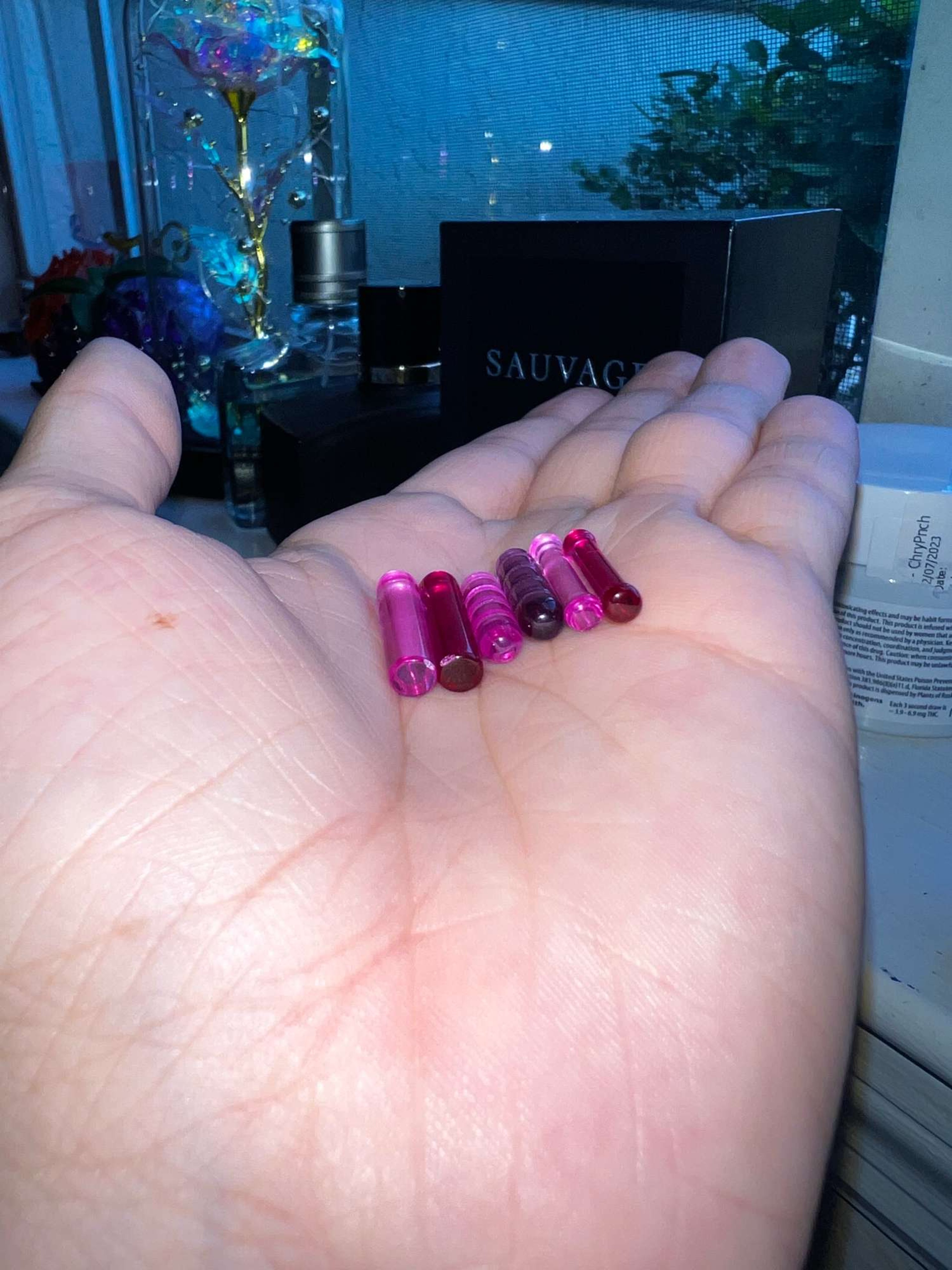 Preview pic of labmade ruby pillars