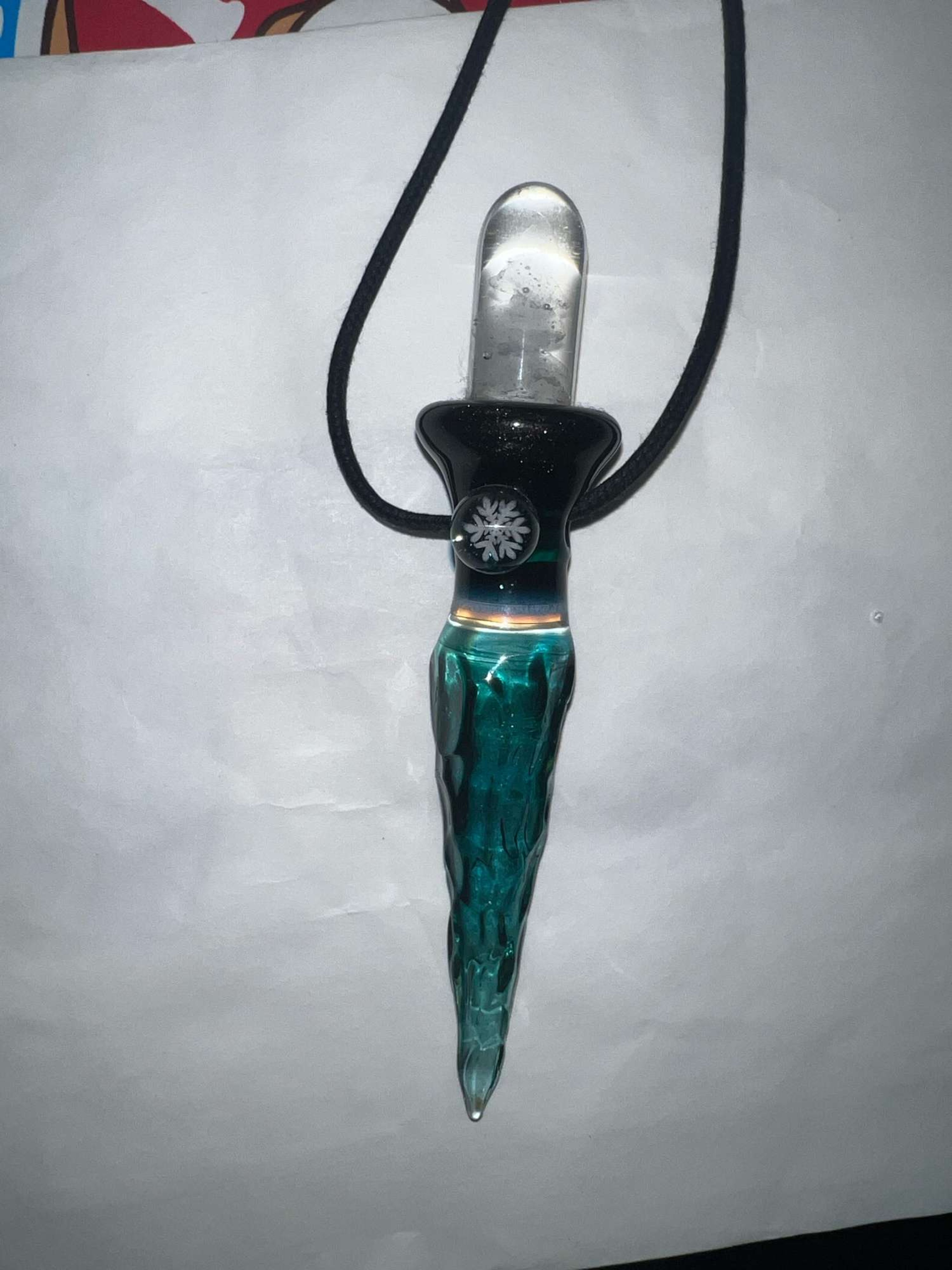 Chaka Glass Icicle Pendant image 0