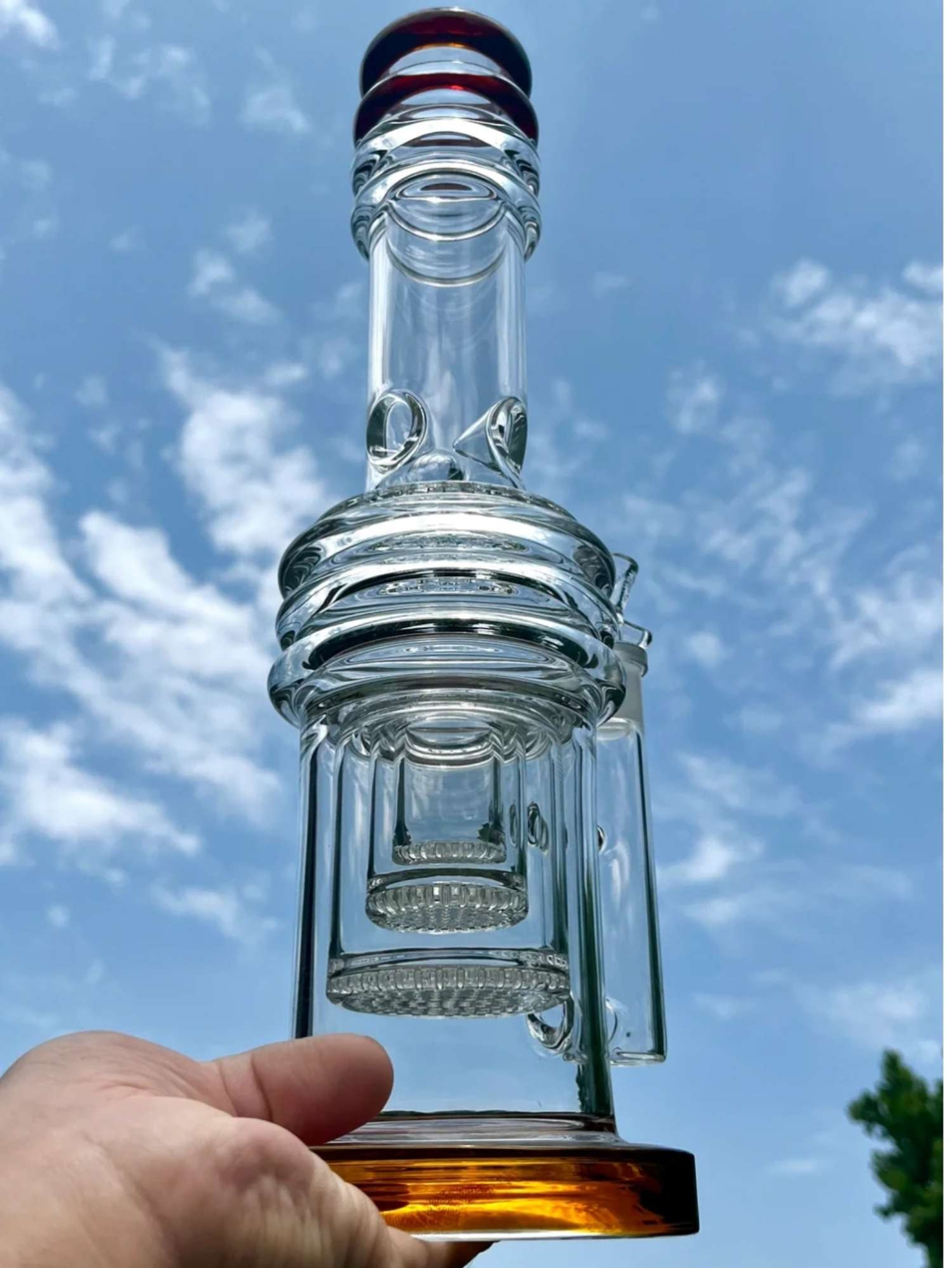 Preview pic of Triple Honeycomb Bong