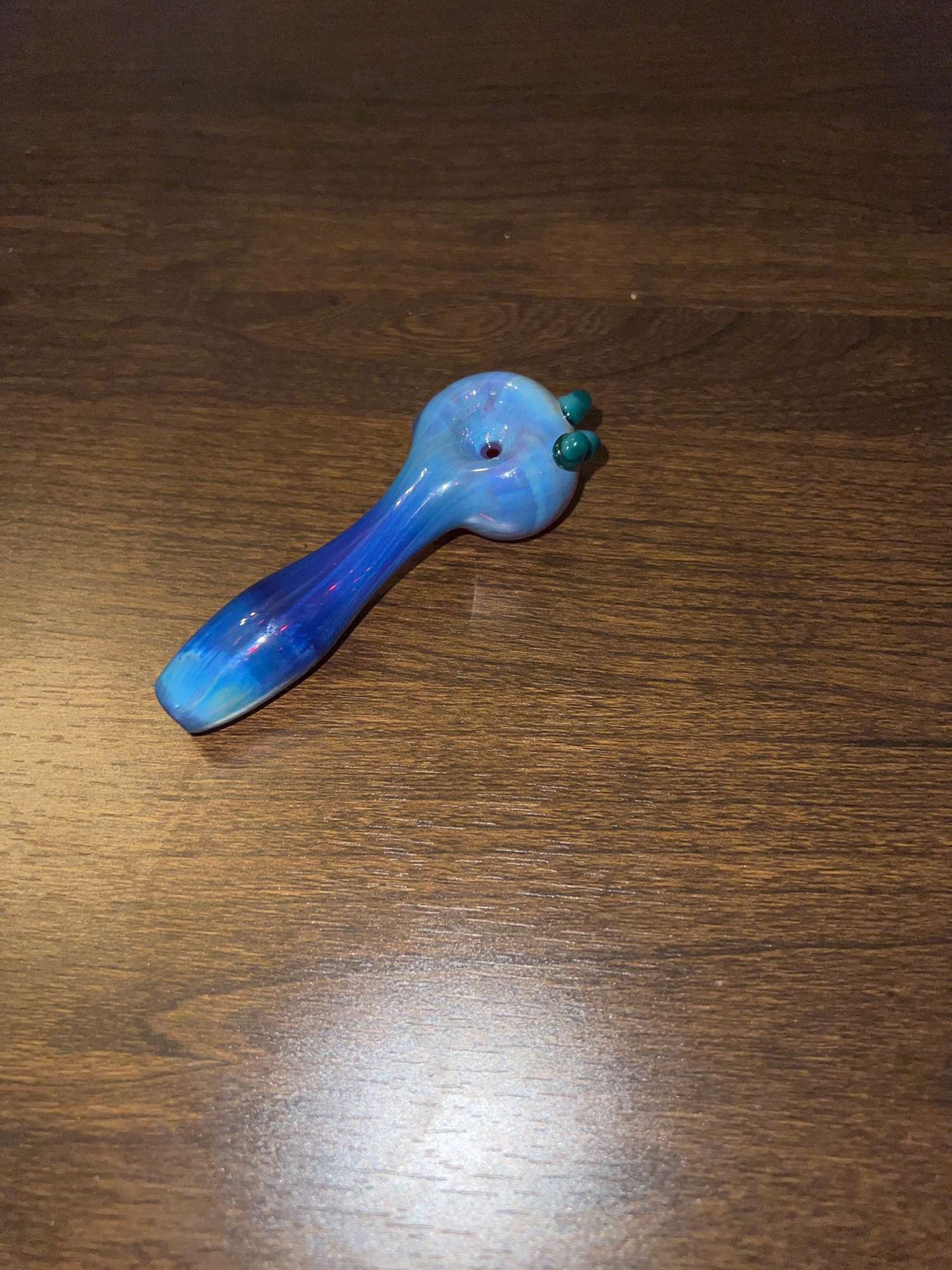 4” Handmade Glass Spoon image 0