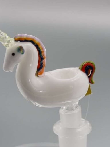 Preview pic of Empire glass work unicorn slide