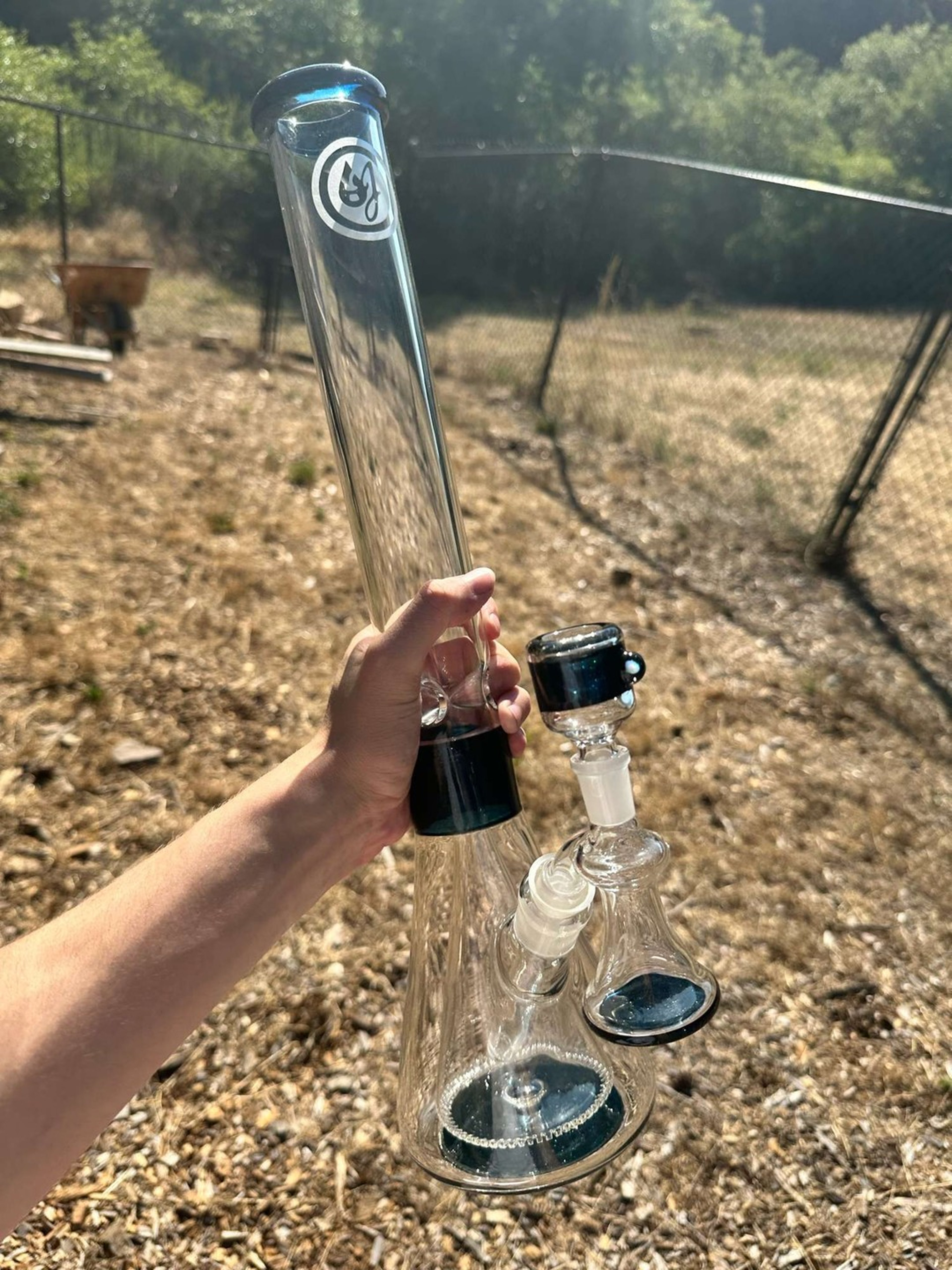 2023 OJ Flame Collins Beaker Setup - Blue Stardust image 0