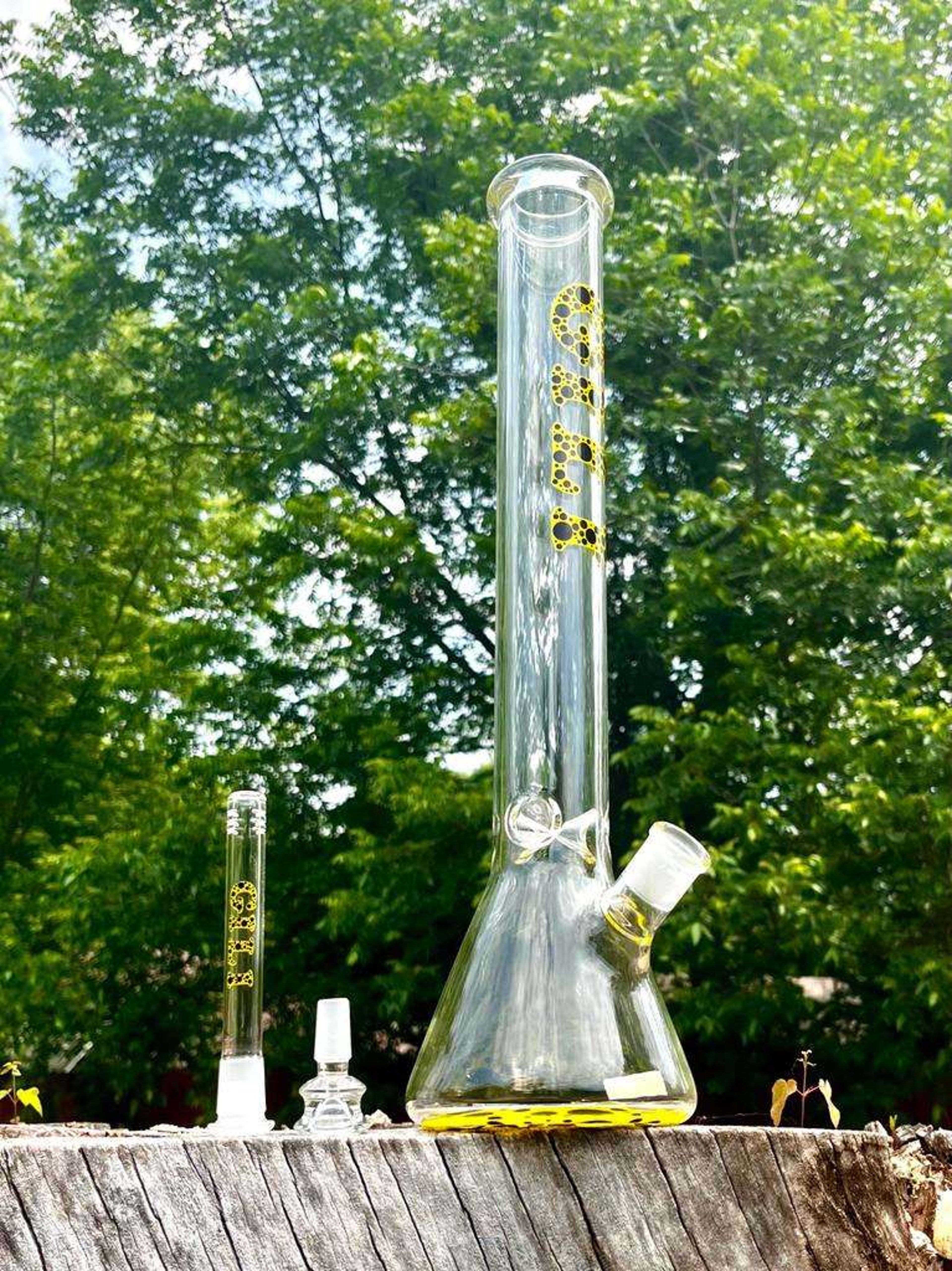 17" Gilli Glass Beaker Bong Rig image 0