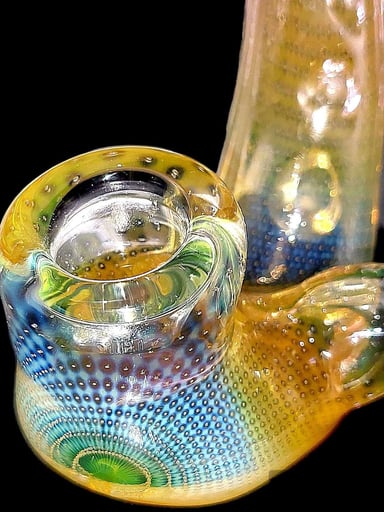 Preview pic of *NEW* Chalie Shaw Glass Bubble Trap Pipe