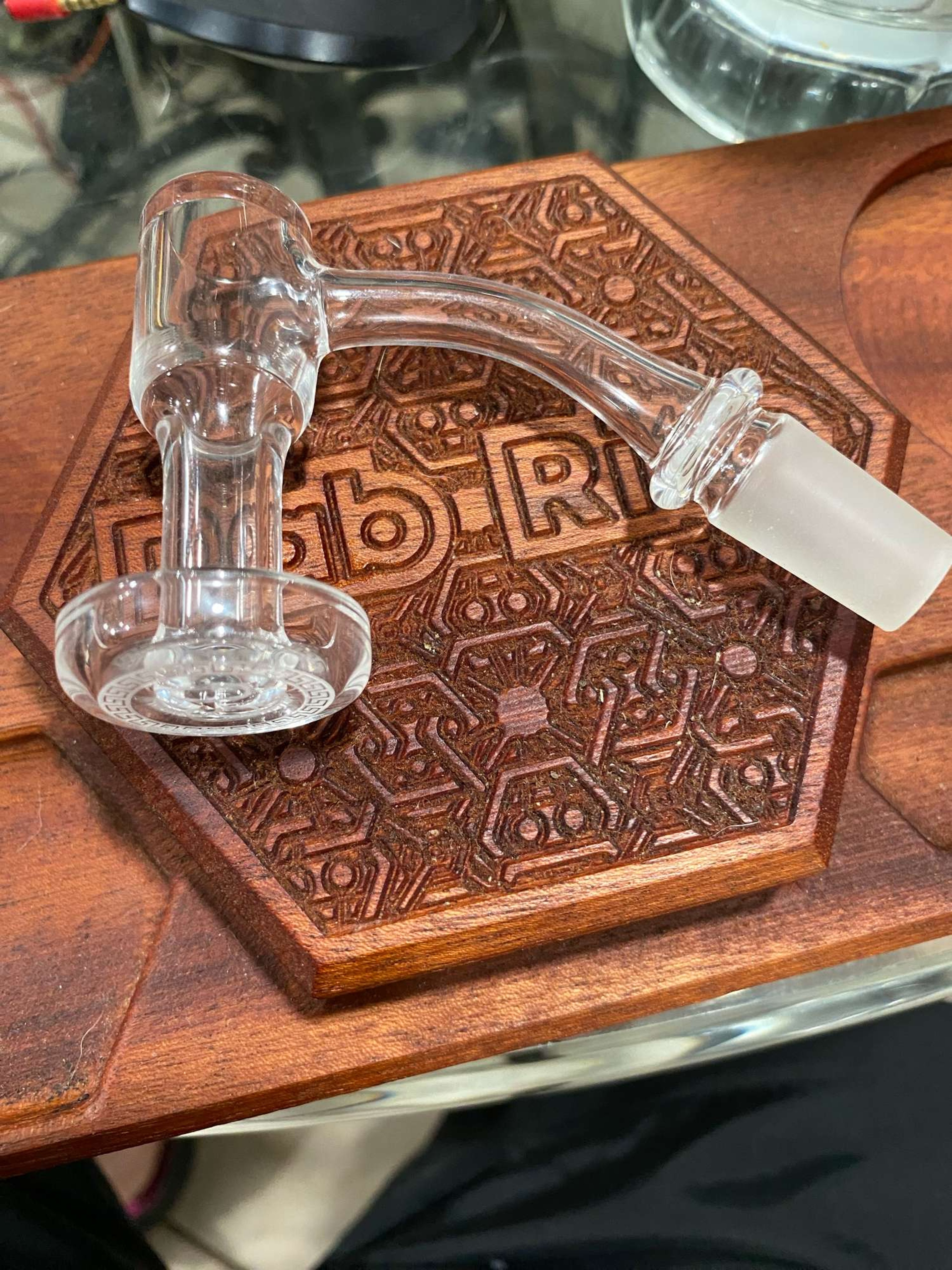 Greek Glass Vortex Slurper image 0