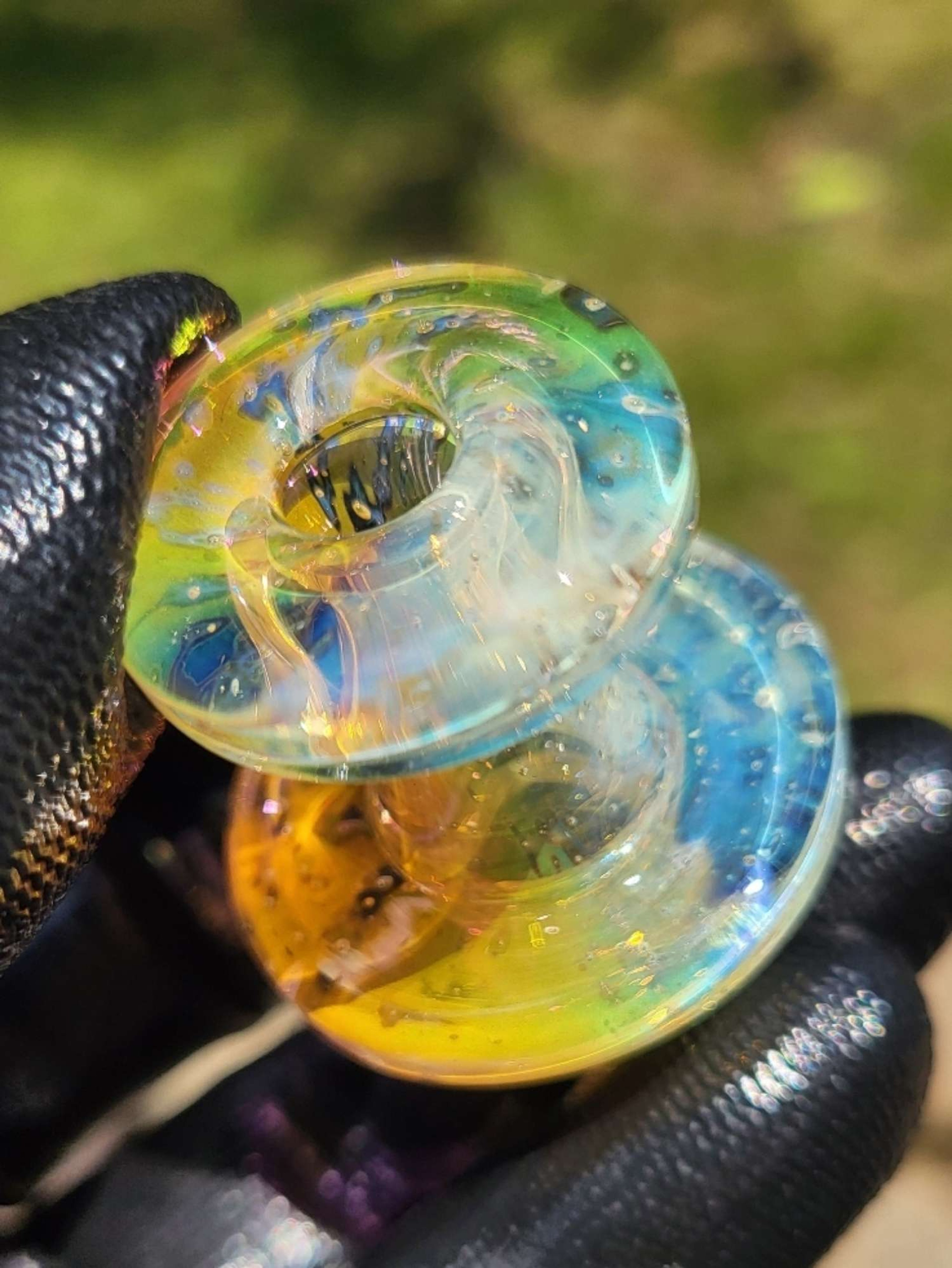 Clear space fume spinner carb cap image 0