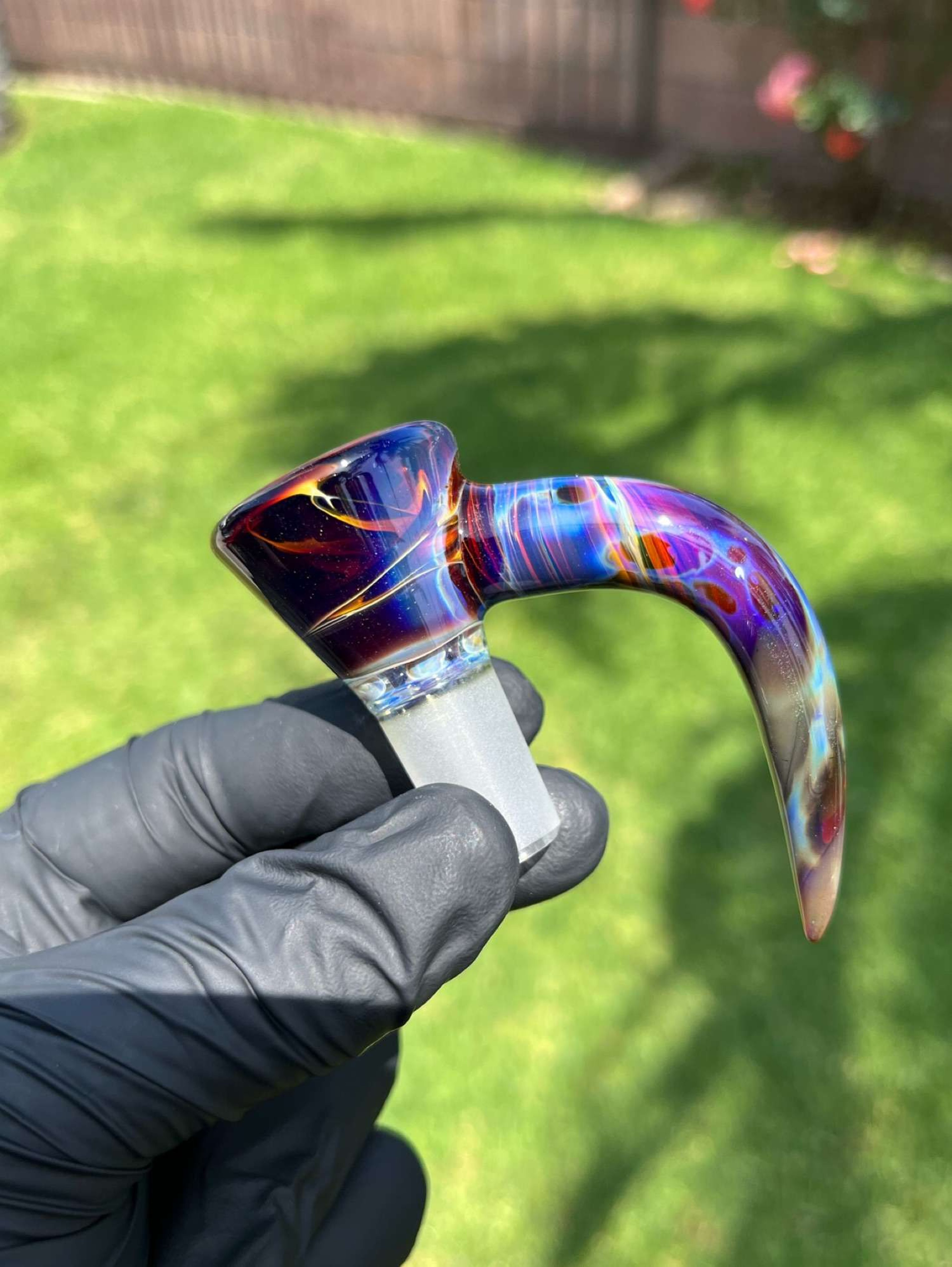 Double amber purple slide image 0