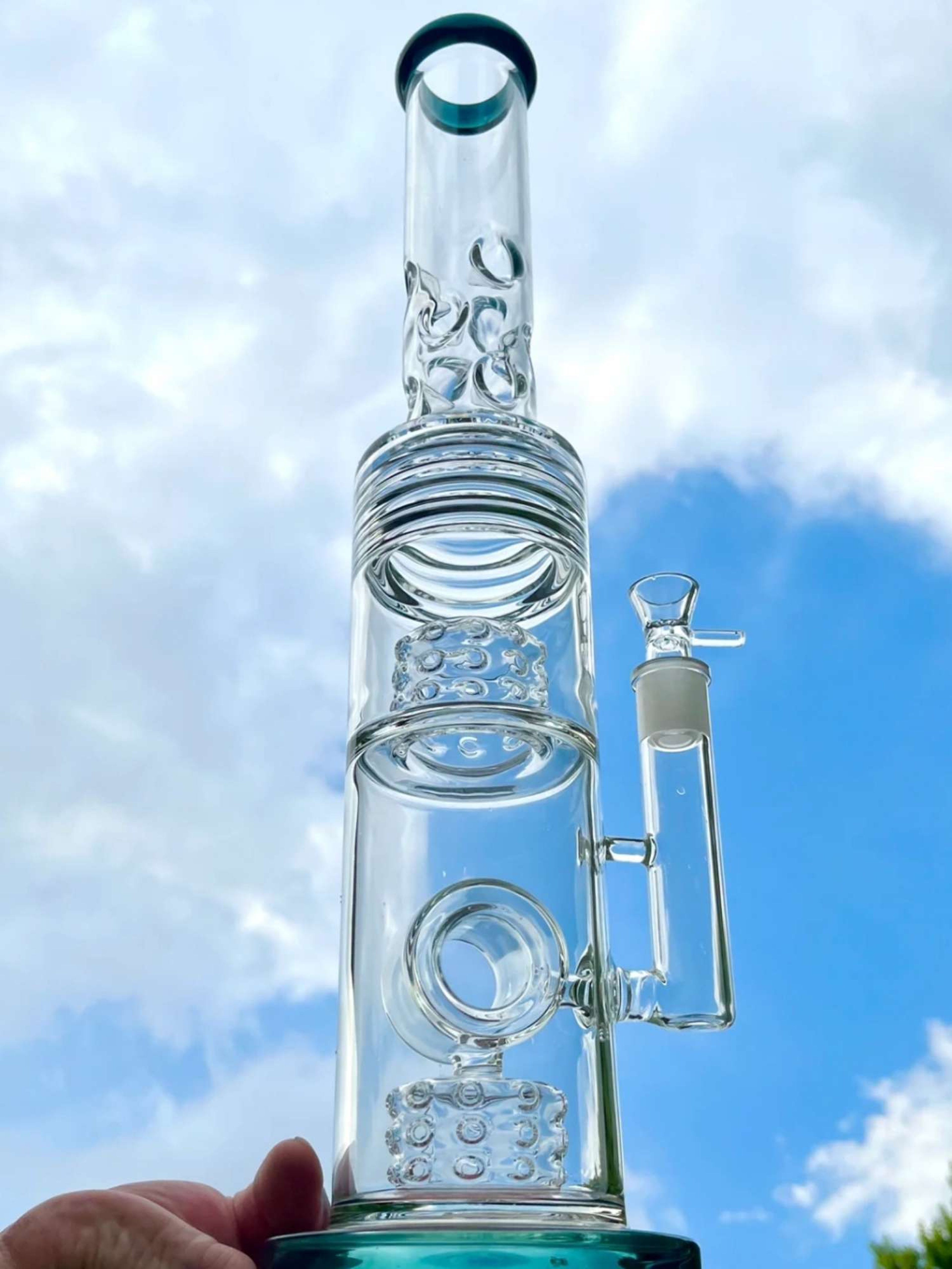 The OMG Bong - 18 inches Big Glass Bong image 0