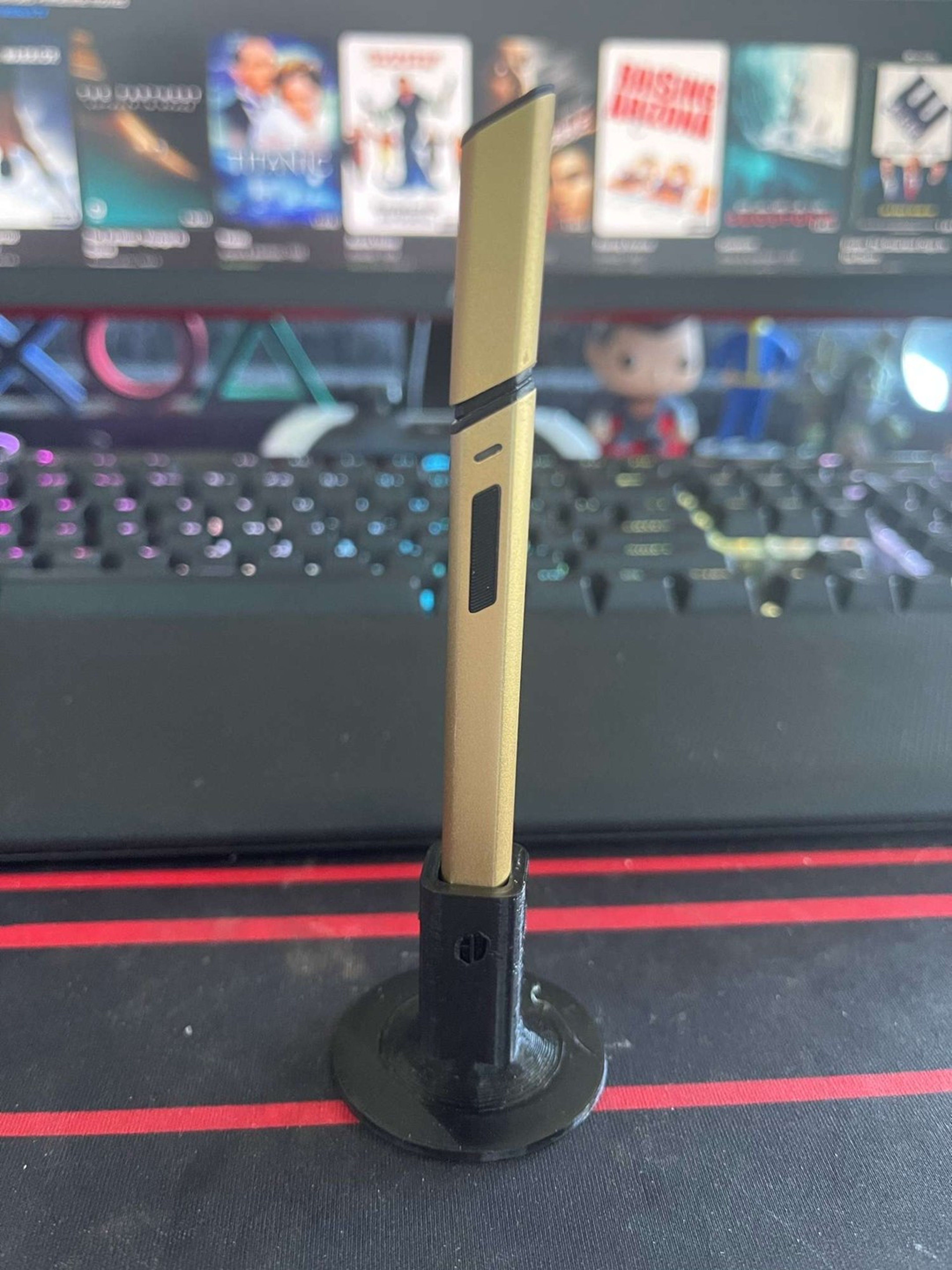 Gold Puffco Hot Knife + 3D Base image 0