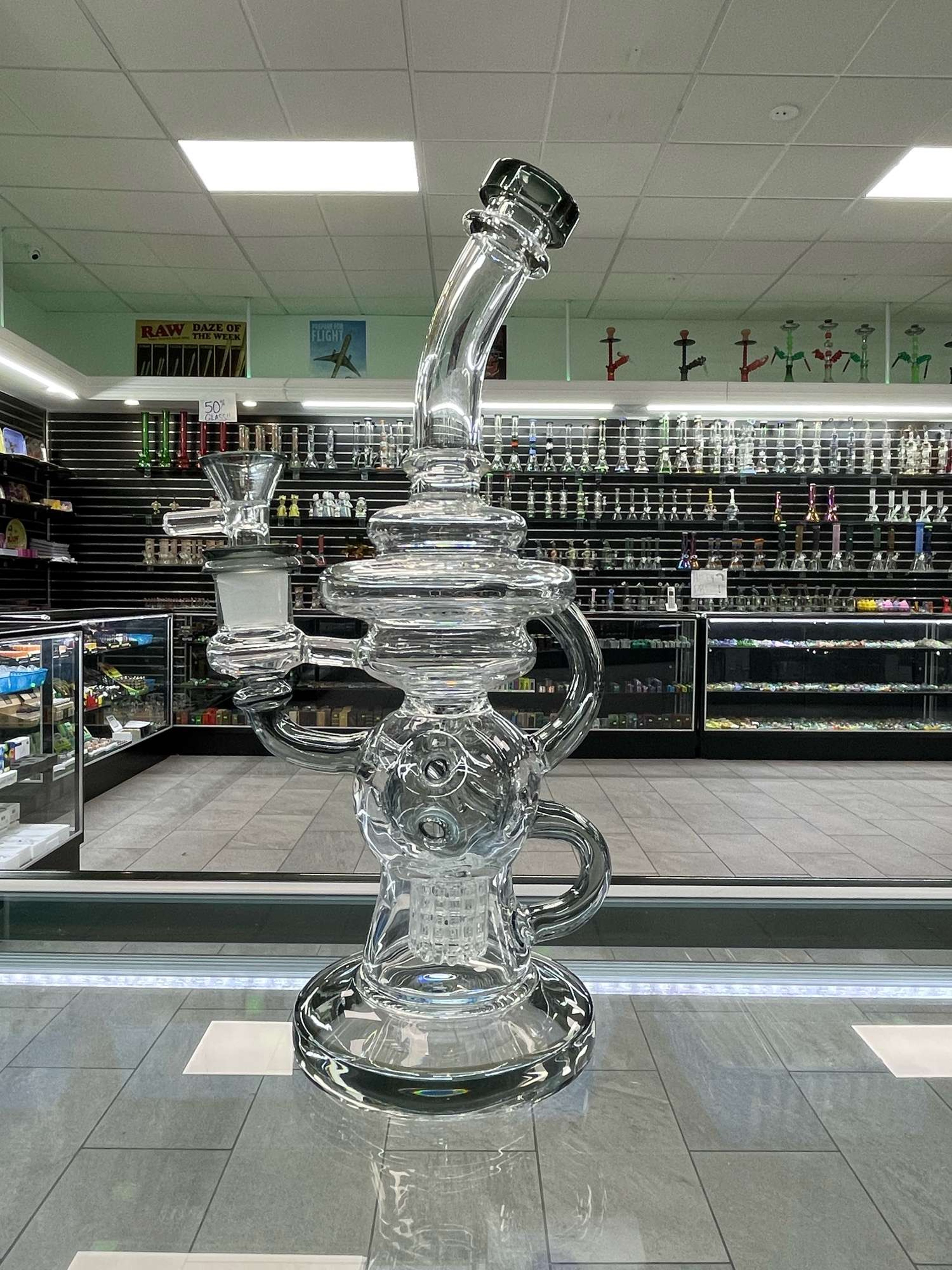 Cloudx black accented recycler! image 0