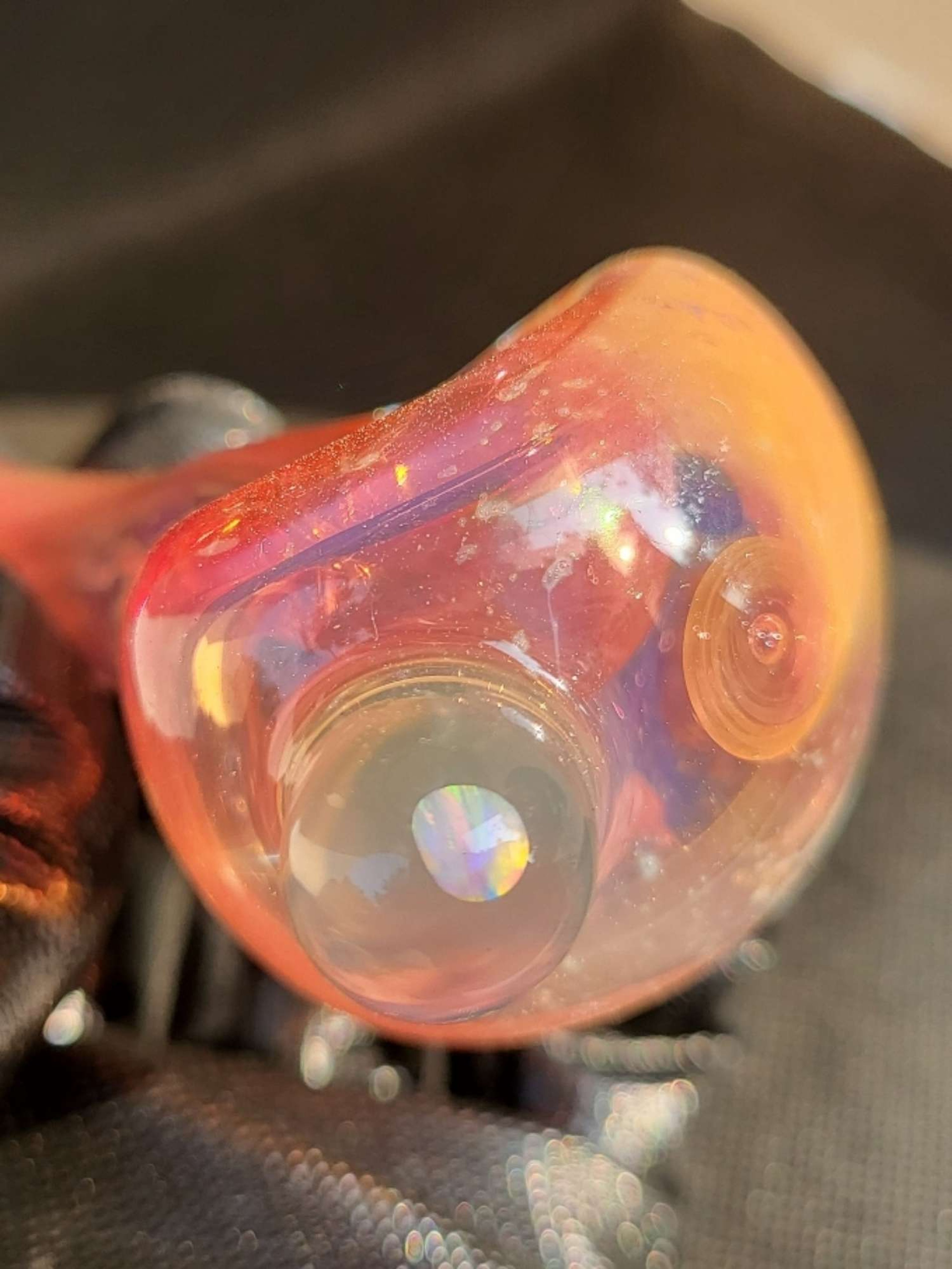 Karmaline space tech spoon with opal image 0