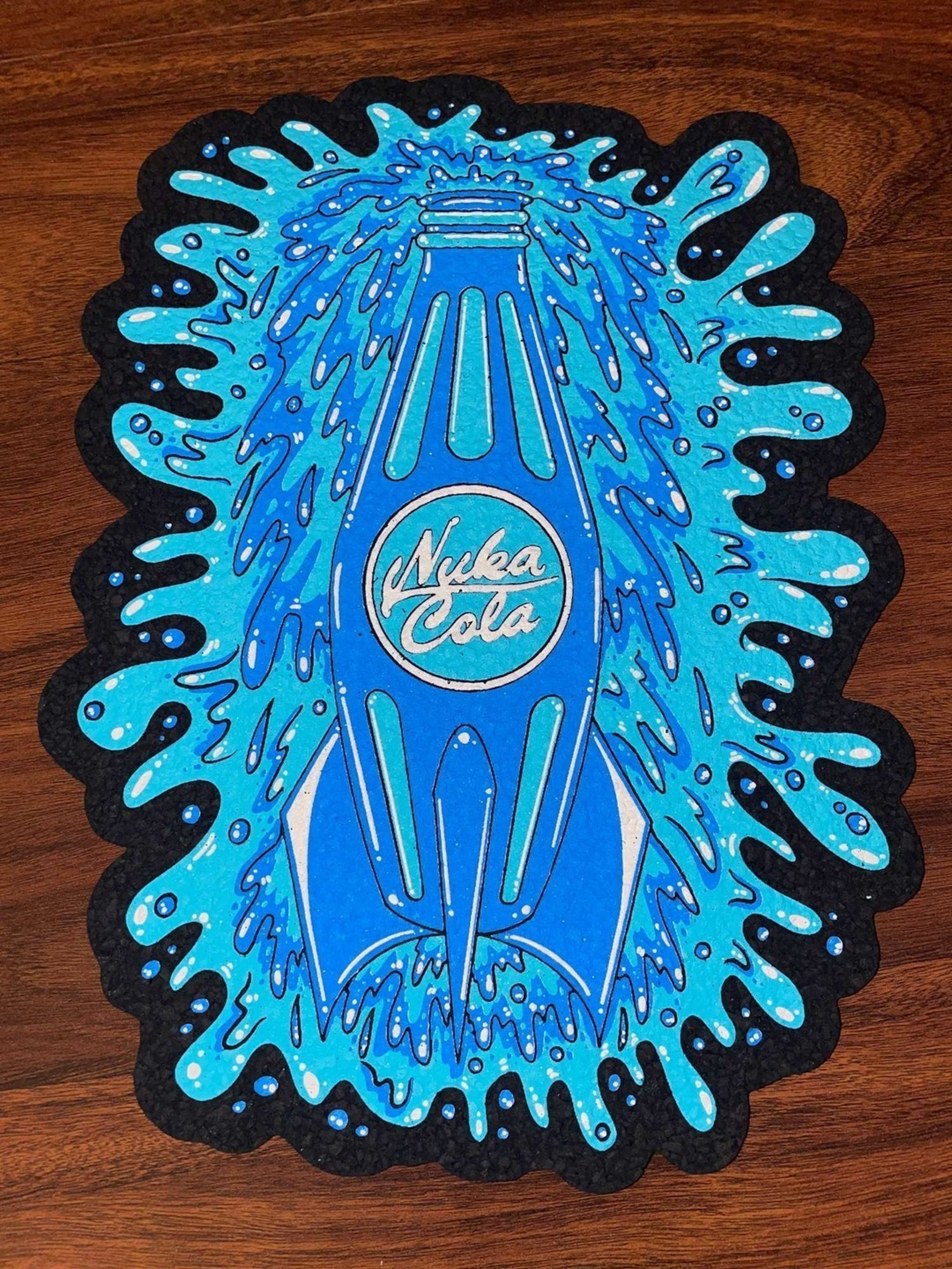 Preview pic of Blue Nuka cola moodmat