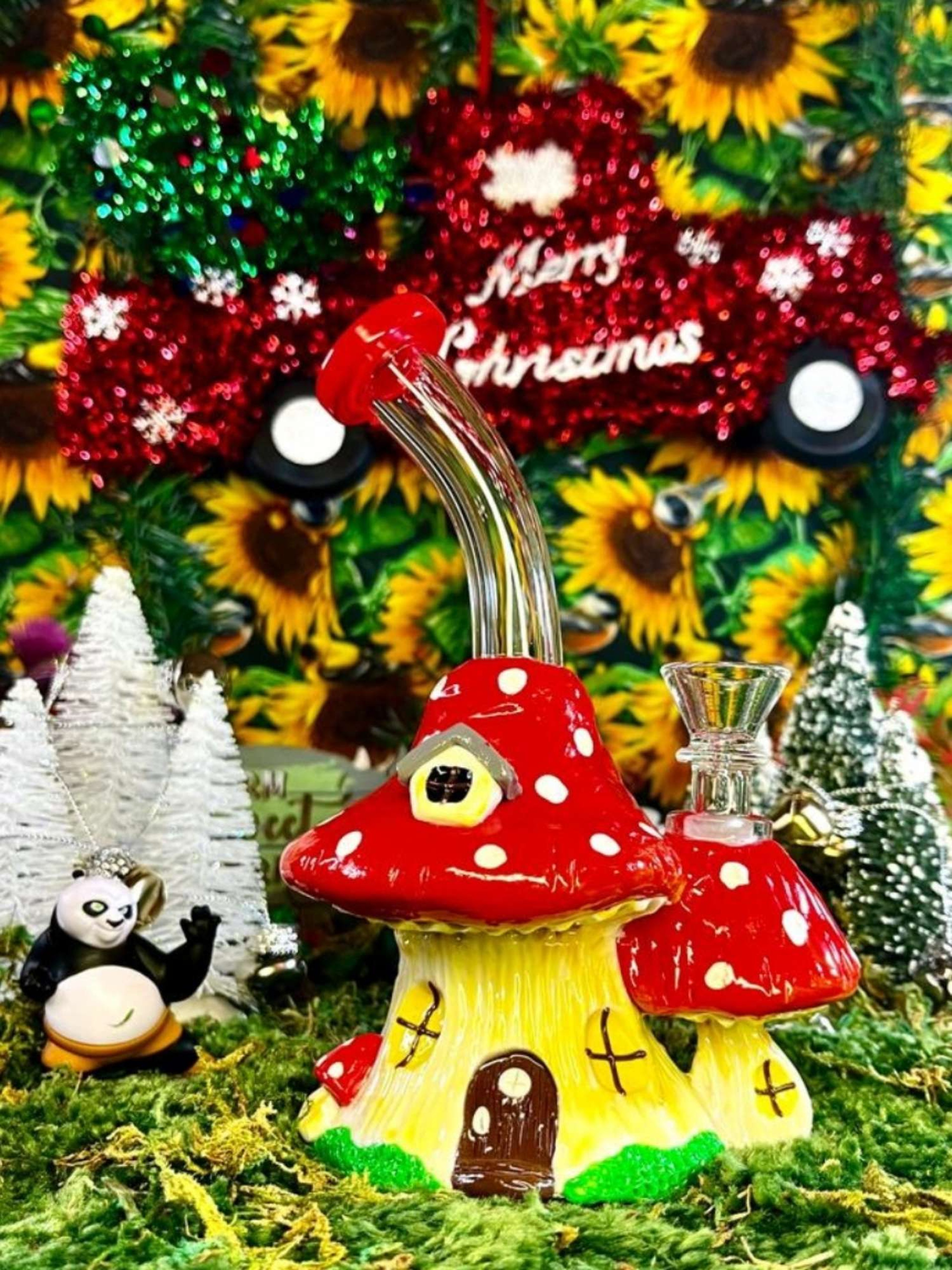 7” Mushroom House Bong Water Pipe
image 0