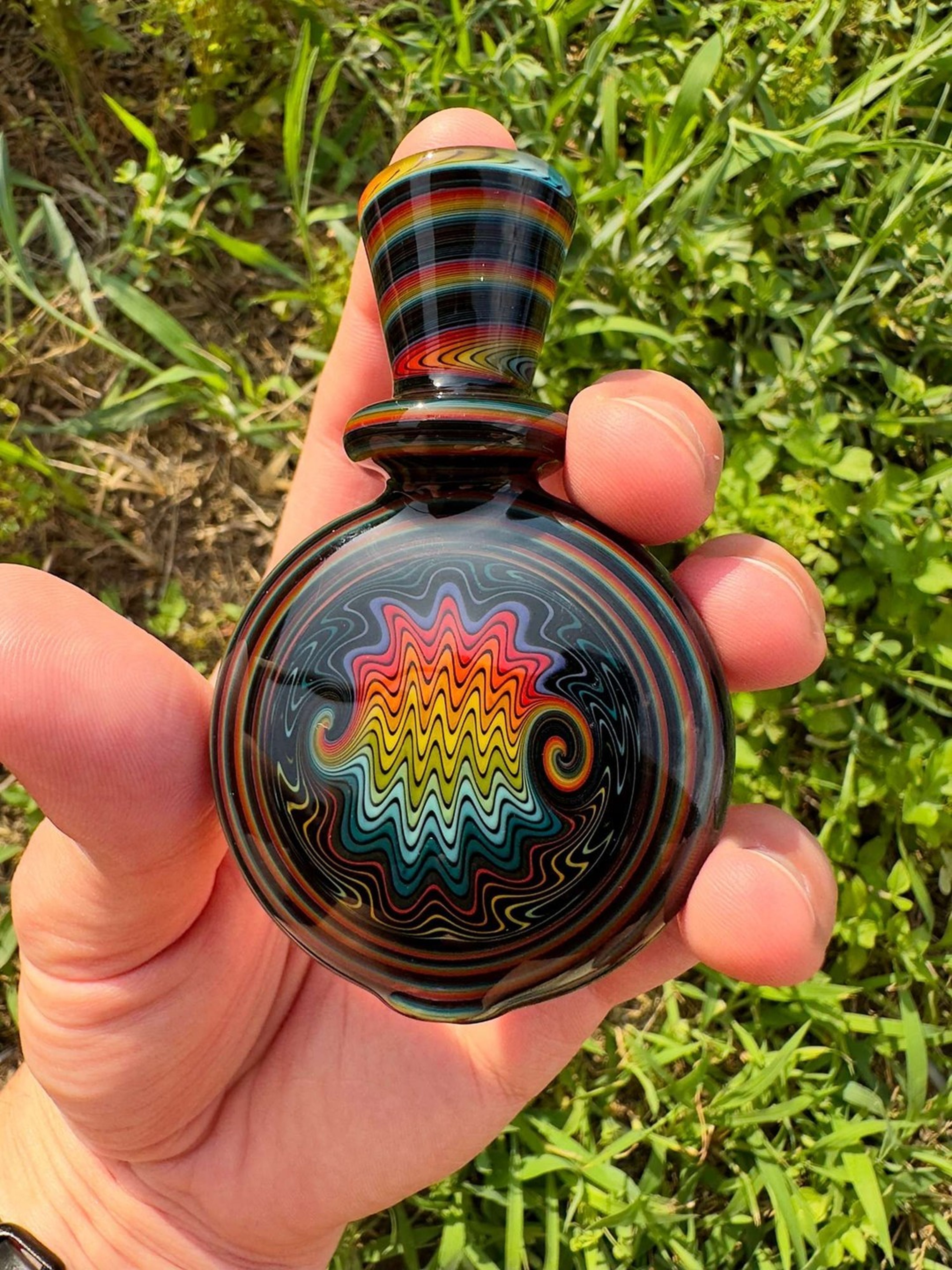 AndyG WigWag Chillum One Hitter Dry Pipe image 0