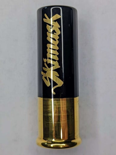Preview pic of Skimask Glass Gilded Shotgun Shell One Hitter
