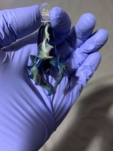 Preview pic of 2020 Alkaline Glass Tentacle Spiral Pendy