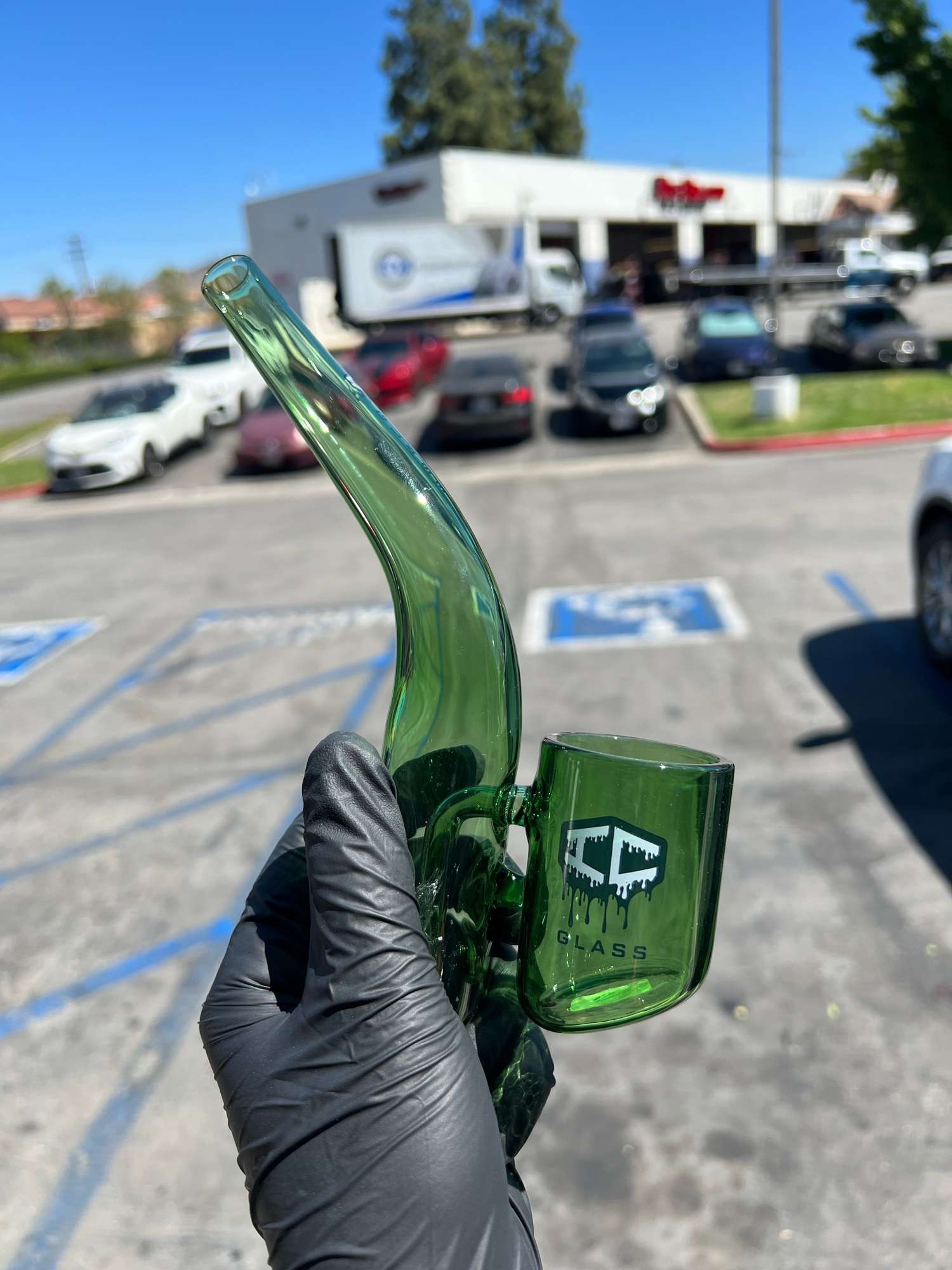 Preview pic of Proxy green bub glass from IC glass