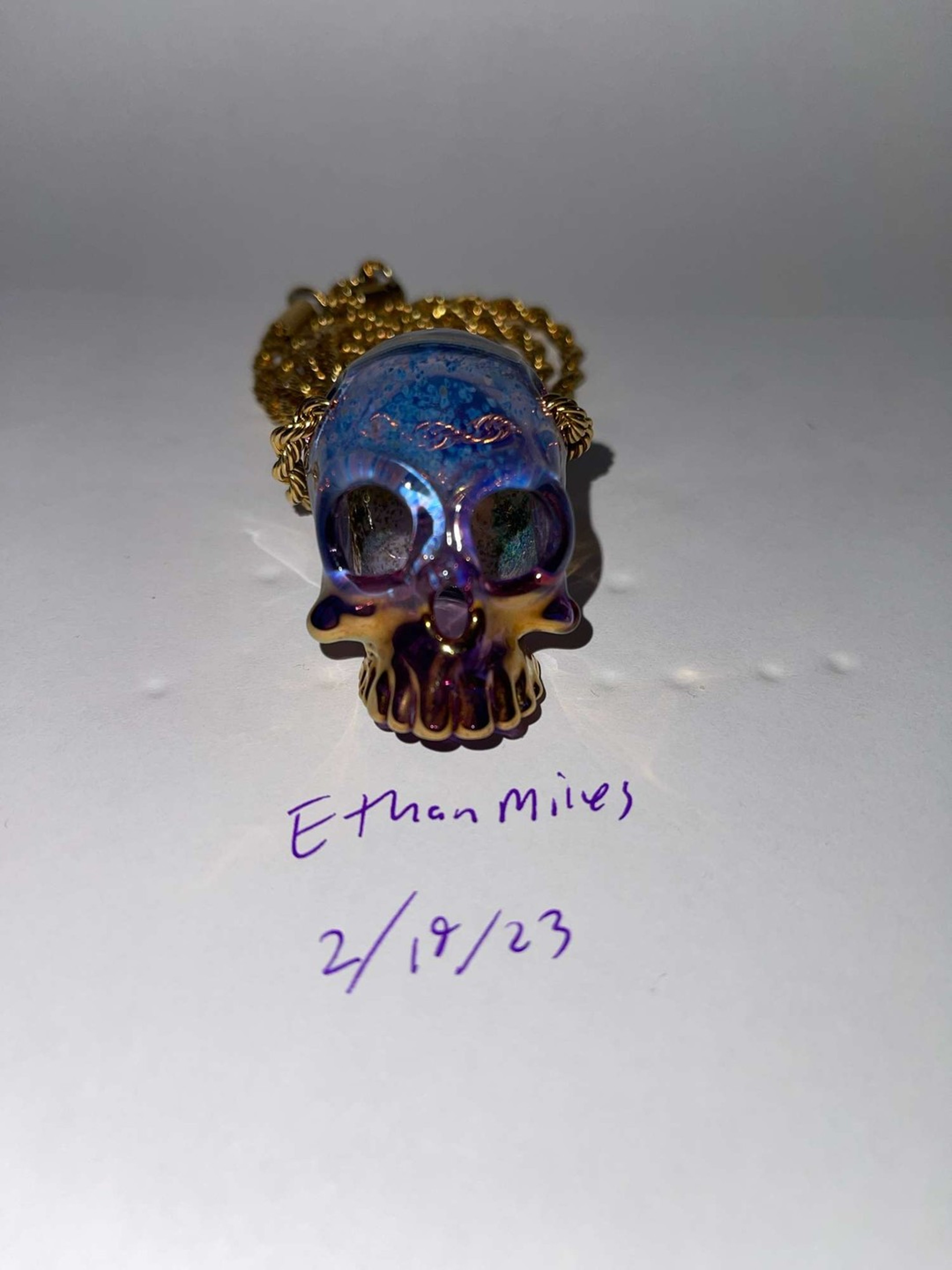 Preview pic of Lee Brodee Skull Gold fume 