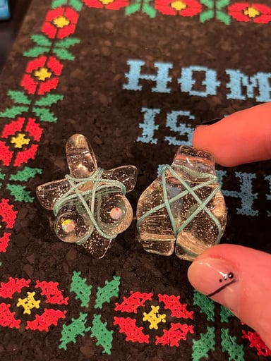 Preview pic of Glass By Ariel Blu-V Custom Pendant Set