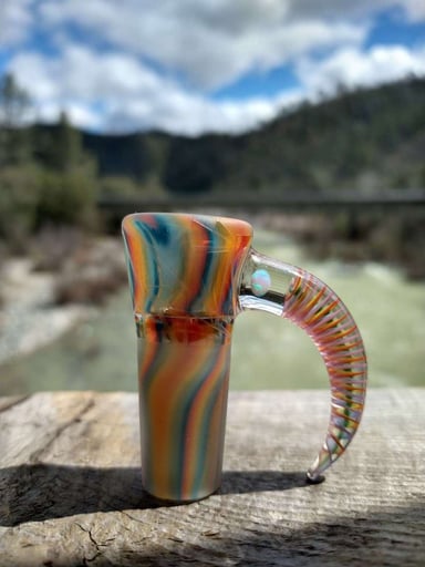 Preview pic of El Mollo Boro 18/4 Rainbow Weave Sandblasted Slide