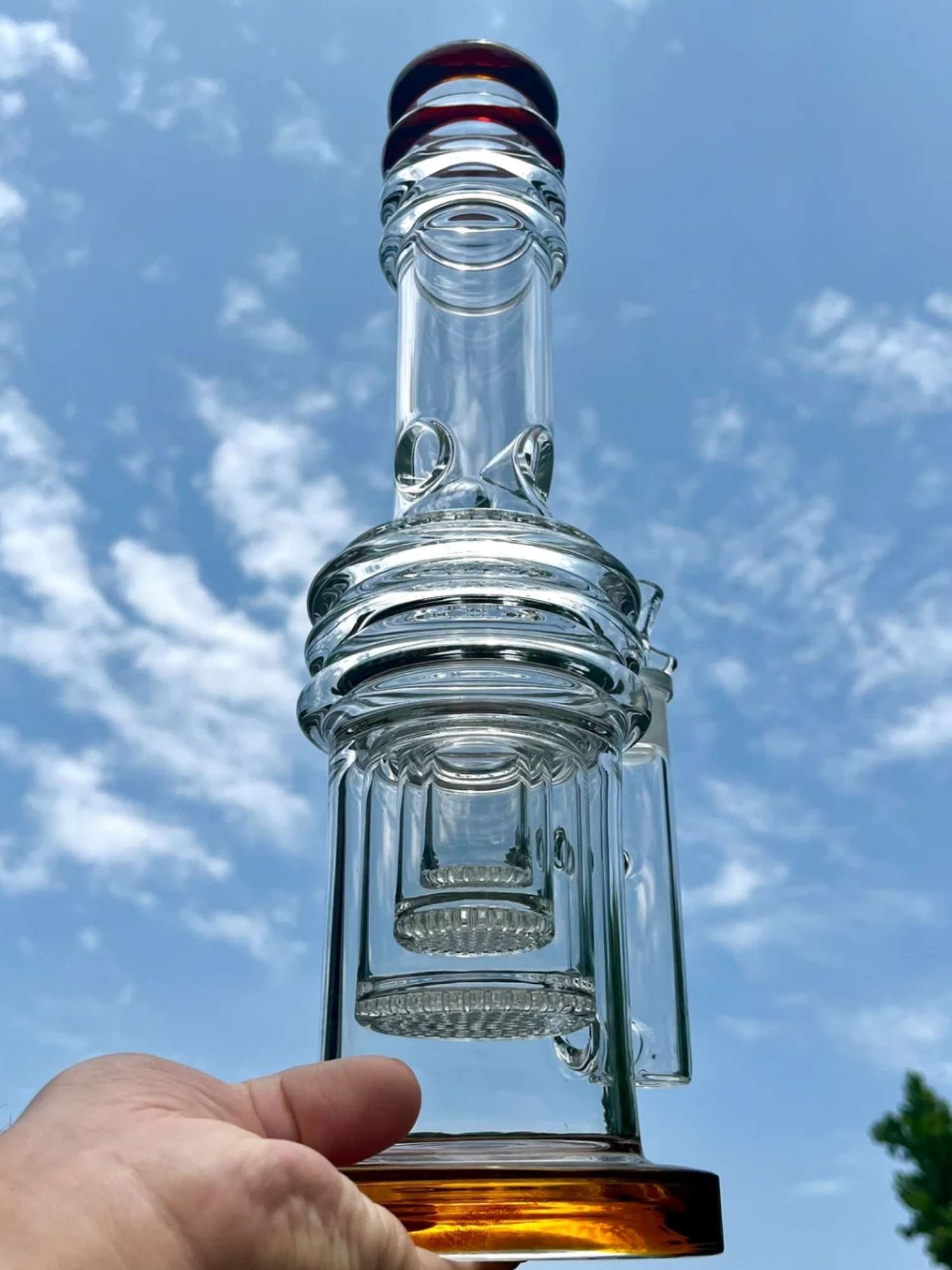 Preview pic of Triple Honeycomb Bong