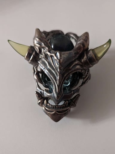 Preview pic of Aquariust Caged Skull Pendant 