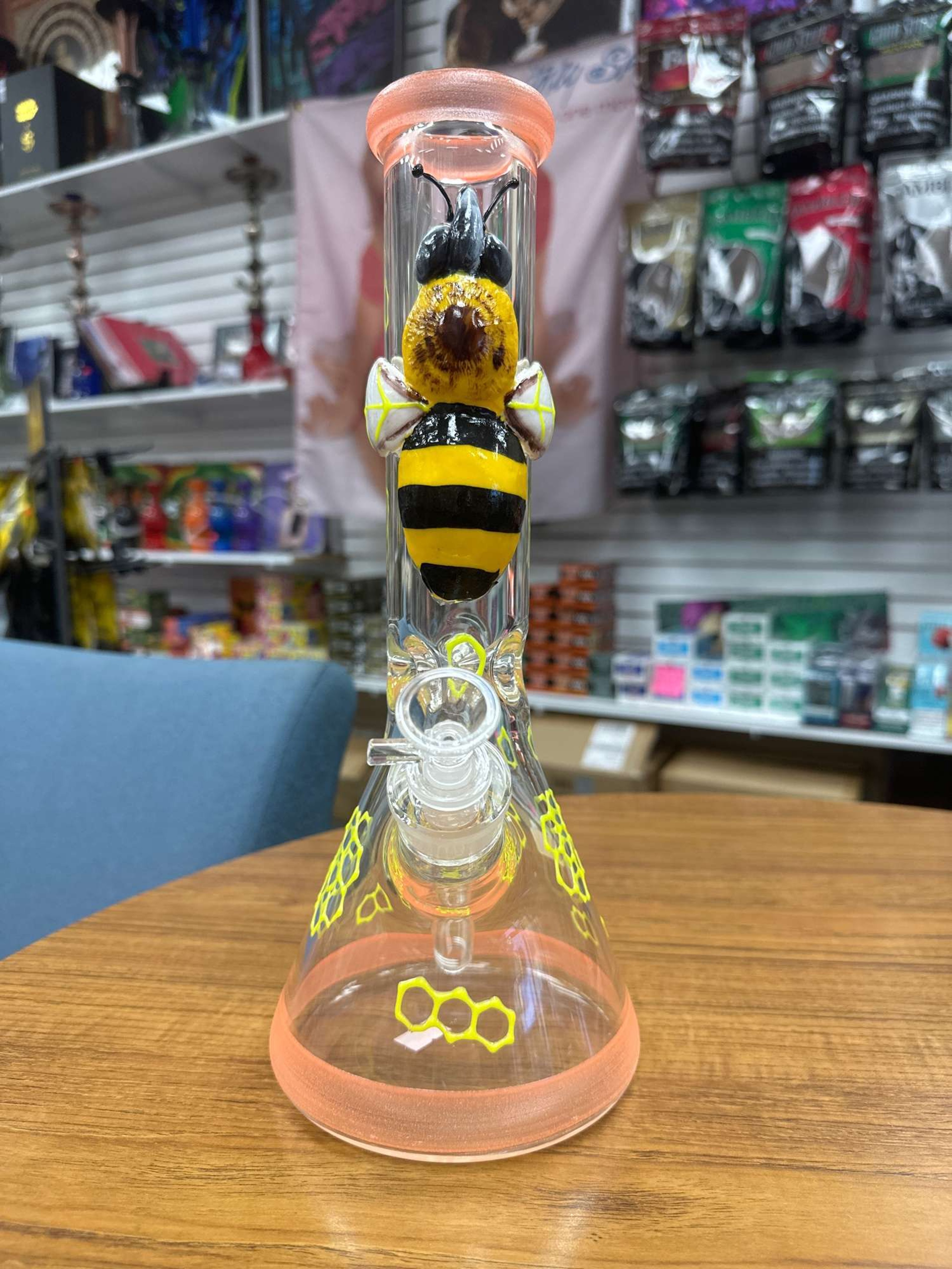 Glow In The Dark Bee Bong image 0