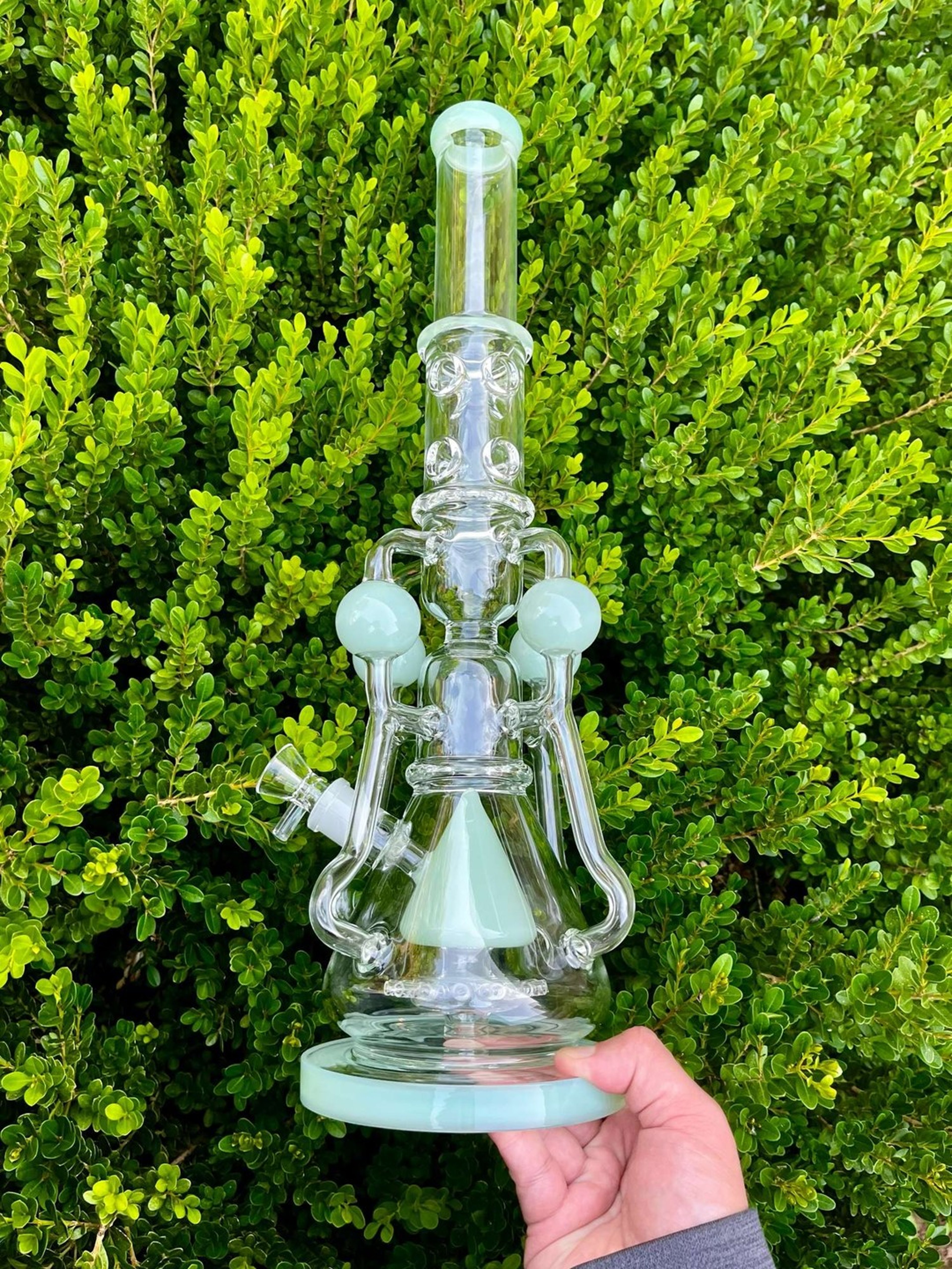 20” Thick Glass Heavy Tall Bong Rig image 0