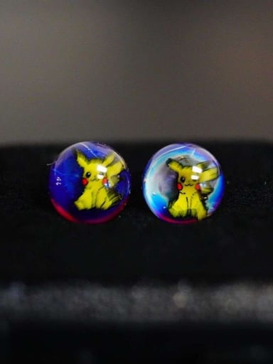 Preview pic of Jcreature pikachu 2 pearls 8mm with milli image
