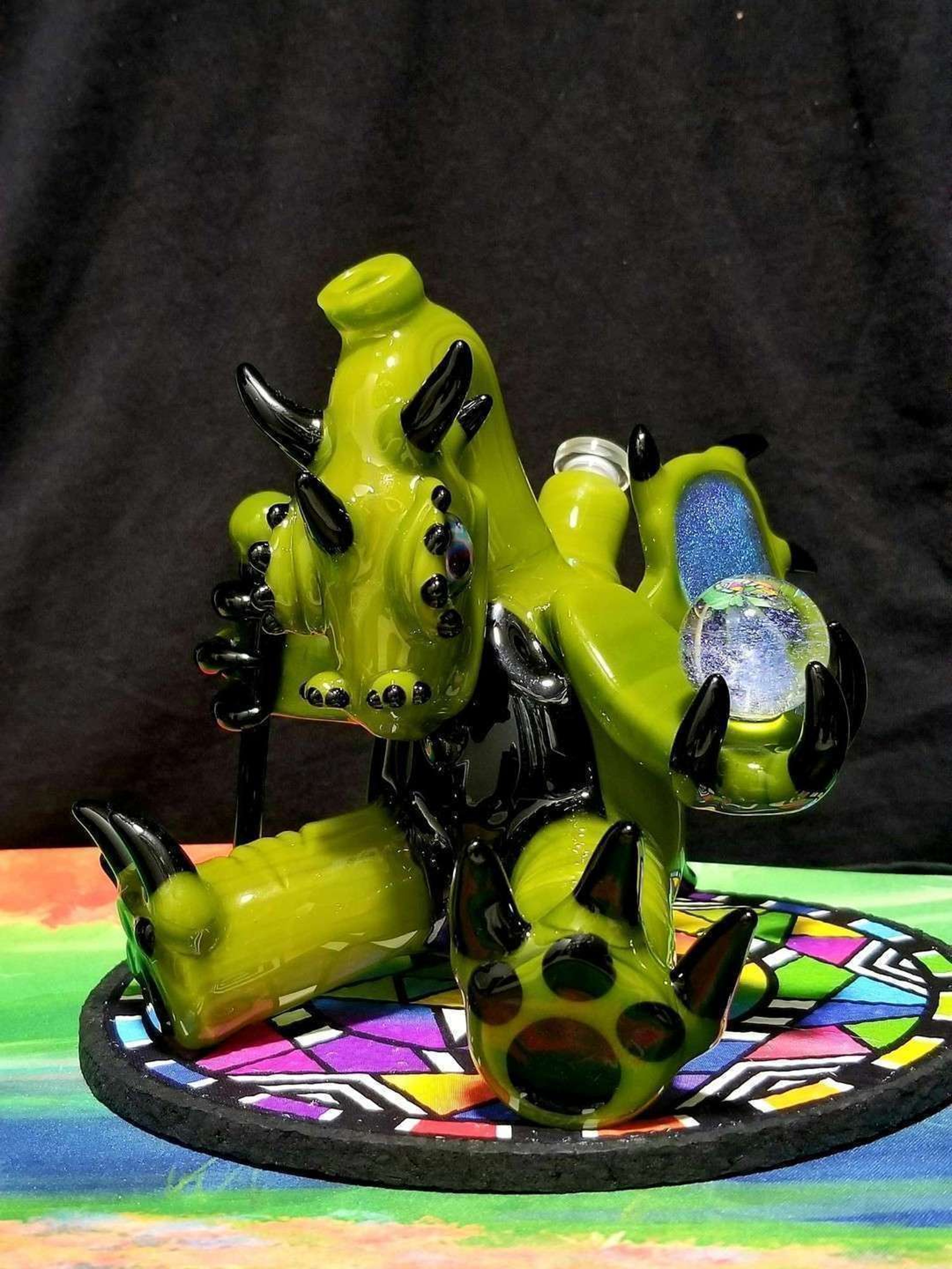 2023 Kiebler Glass Full Dragon 10mm image 0
