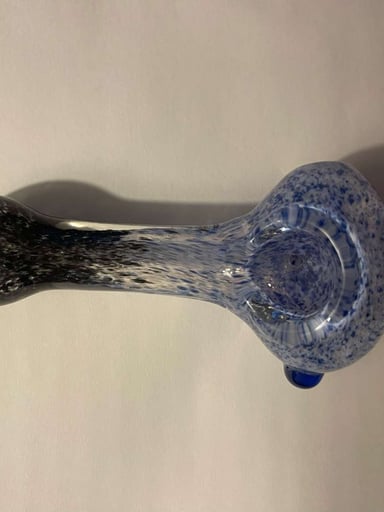 Preview pic of Black and Blue Glass Bowl